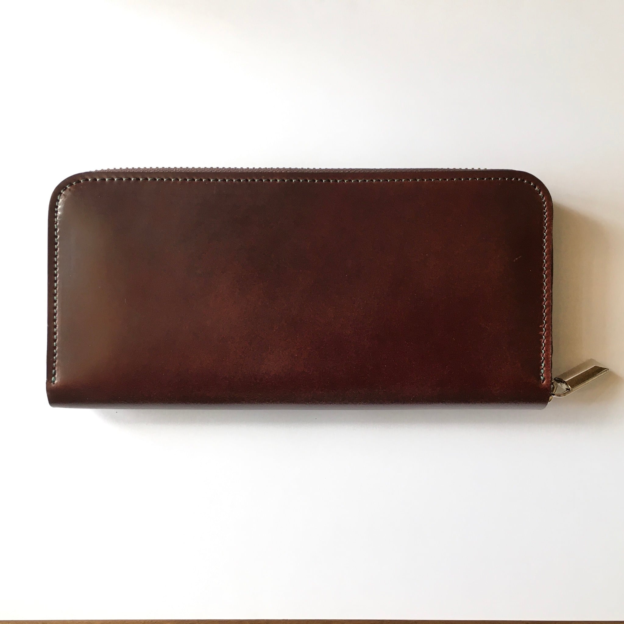 コードバン長財布ラウンドジップ（ダークブラウン） | LEATHER CRAFT C/Rem