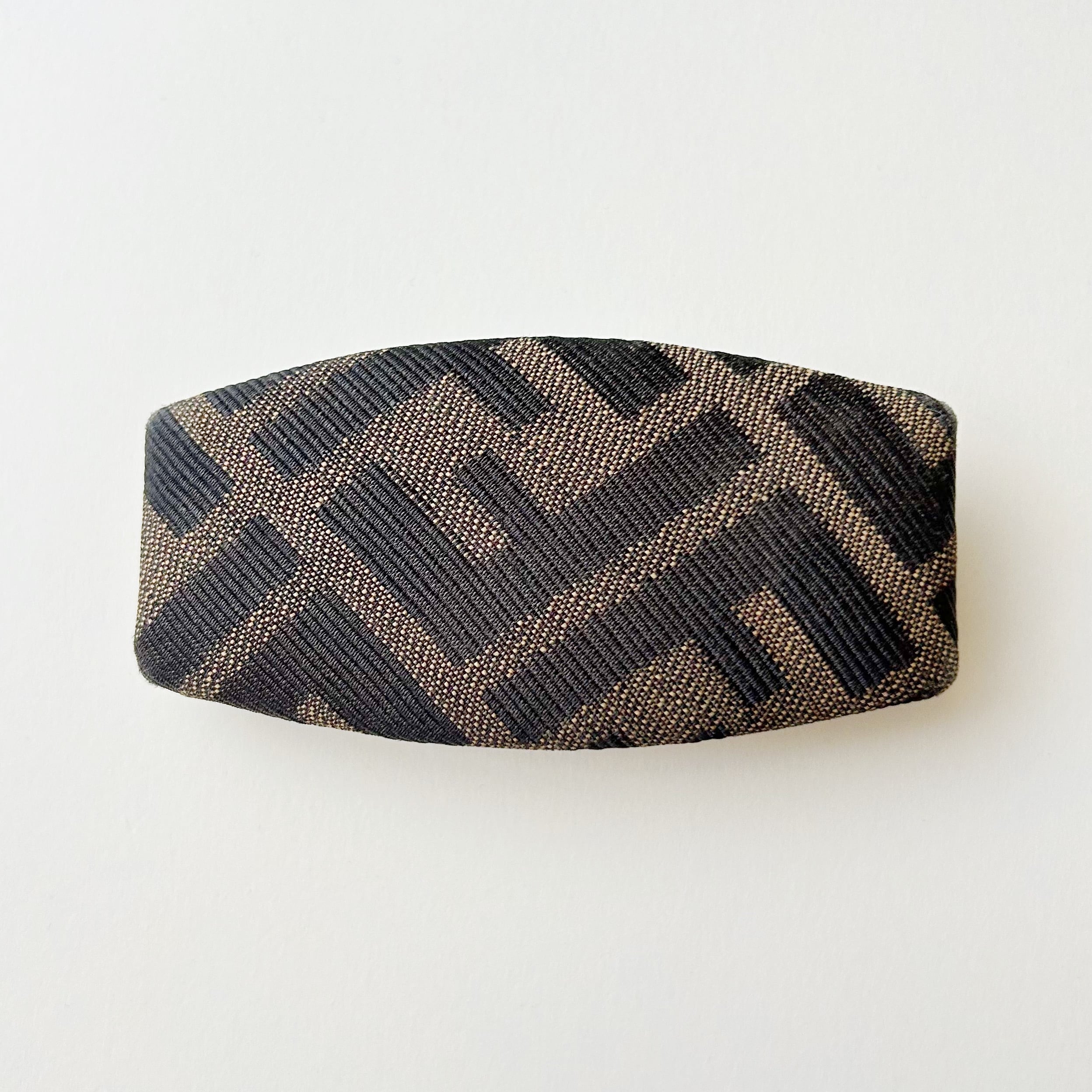 F6237】FENDI ズッカ柄バレッタ/フェンディ/ヘアアクセサリー