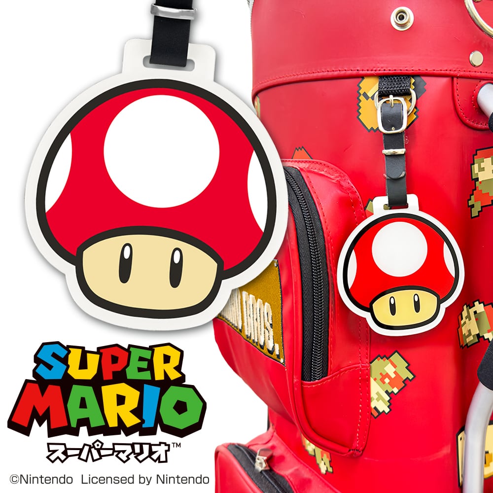 スーパーマリオブラザーズキャディバッグ（軽量タイプ）（赤