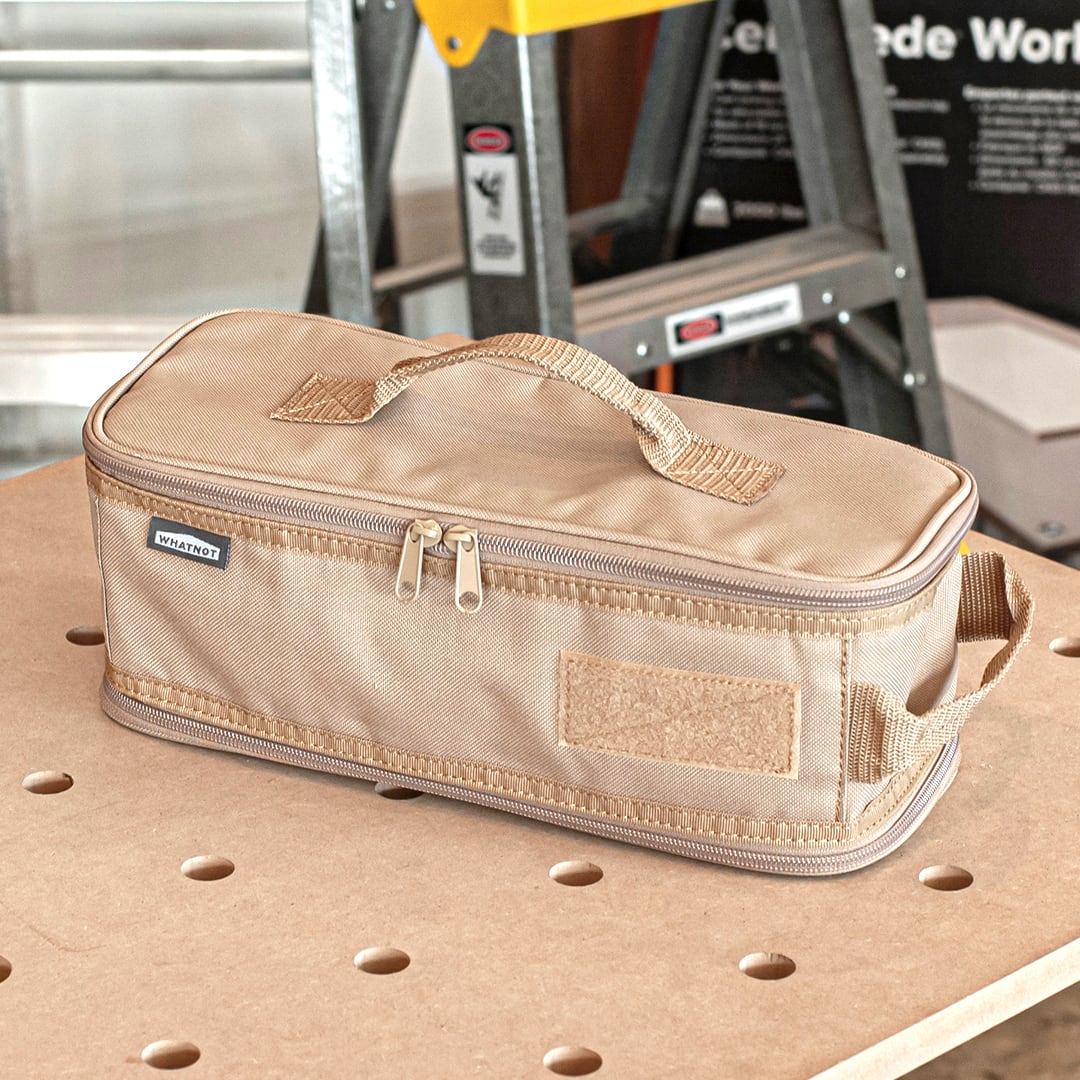 WHATNOT／マルチストレージケース ワイド サンドベージュ（MULTI