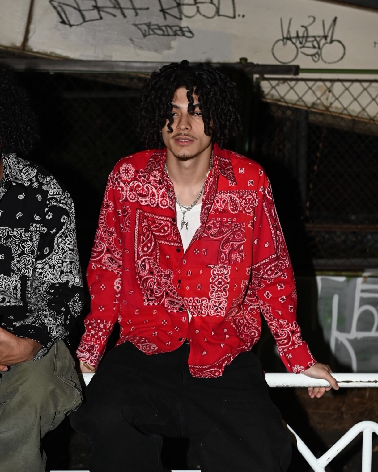 RED 01 Bandana Shirt / size M | MIYAGIHIDETAKA