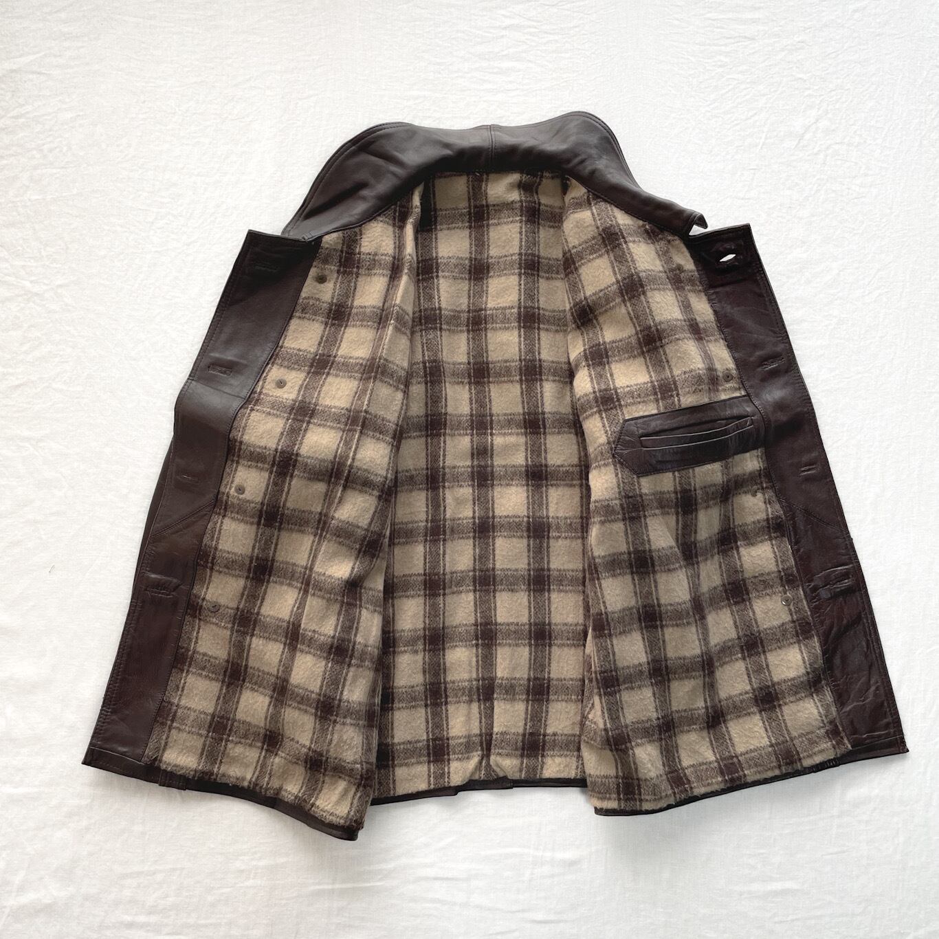 名品 フランス ビンテージ レザー コルビジェ ジャケット L〜XL