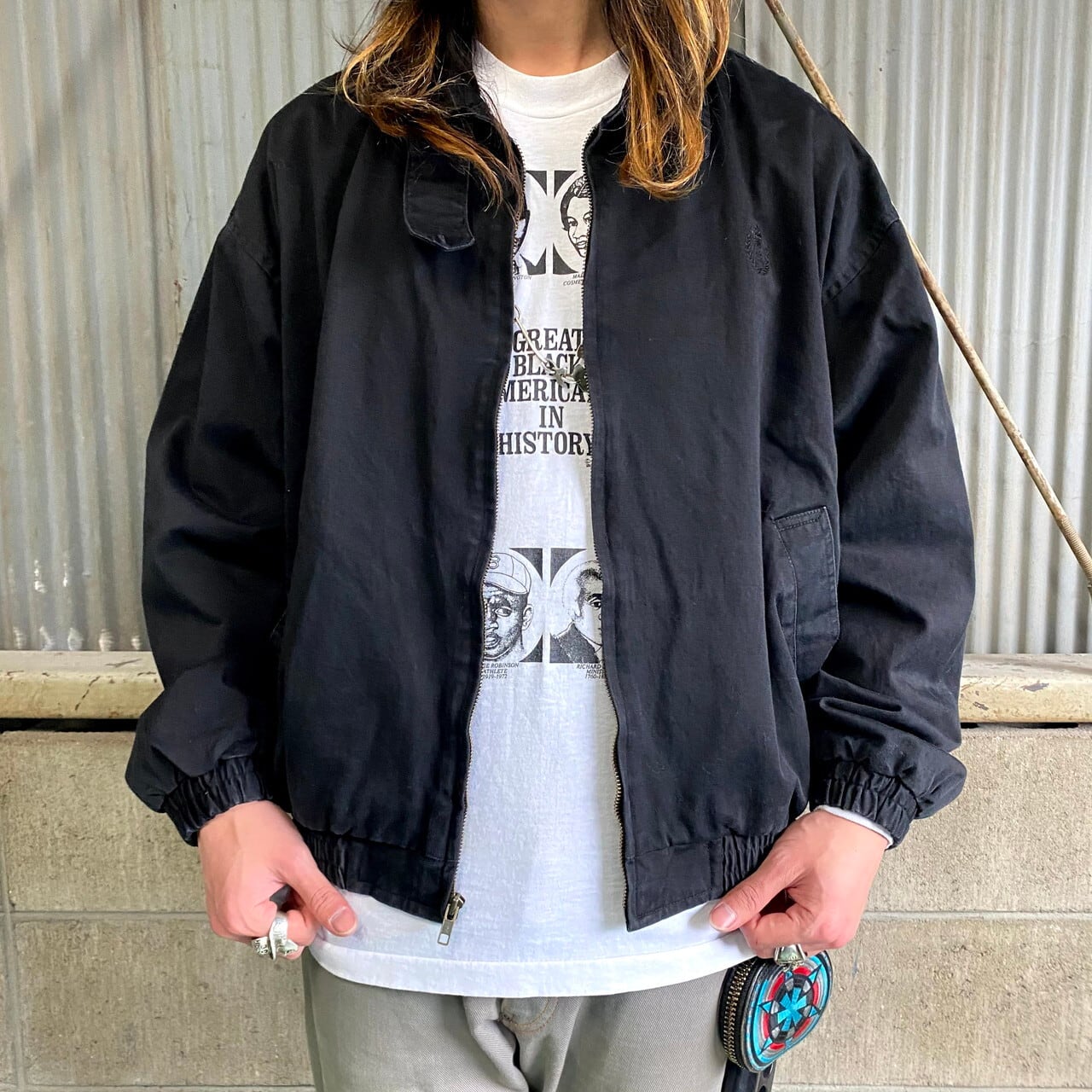 90年代 ビンテージ チャップス ラルフローレン スイングトップ メンズL