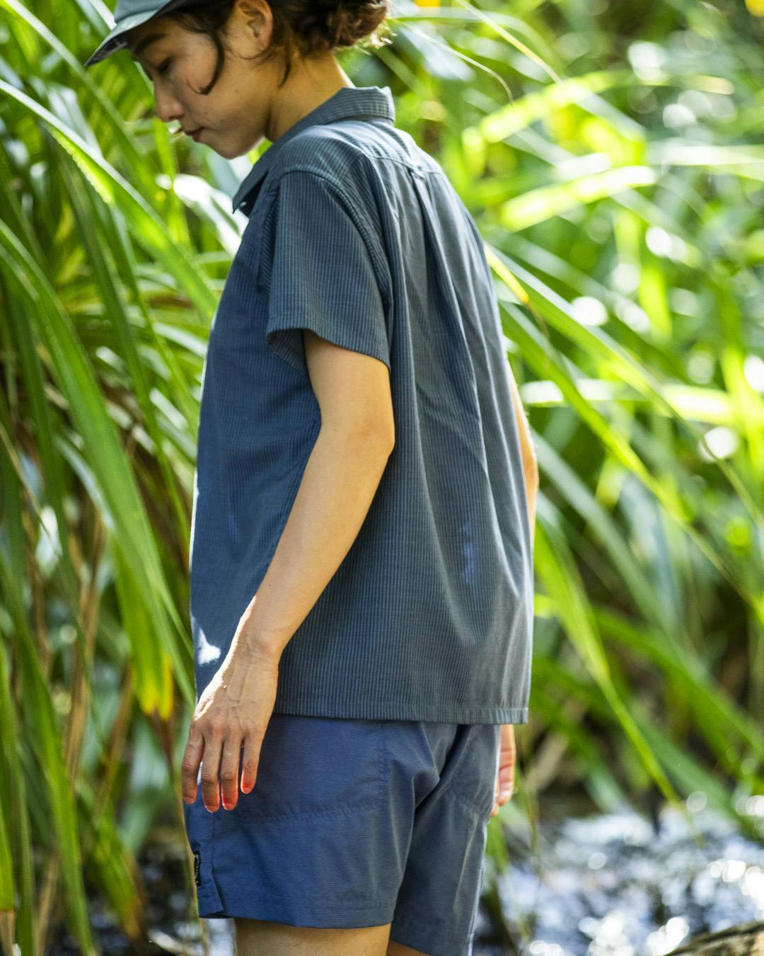 山と道 / MERINO SHORT SLEEVE SHIRT（WOMEN） | st. valley house
