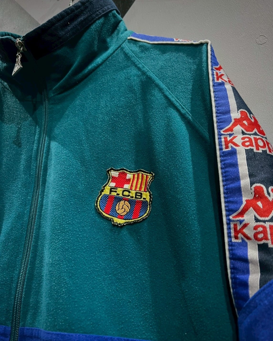 X VINTAGE】90's “Kappa”× “FC Barcelona” Vintage Track Jacket