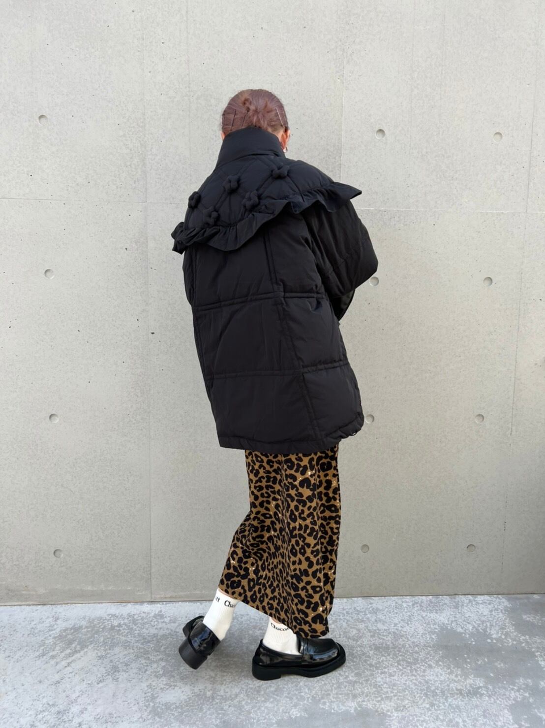 フラワーモチーフダウンジャケット_LN01654 | lanan(ラナン)