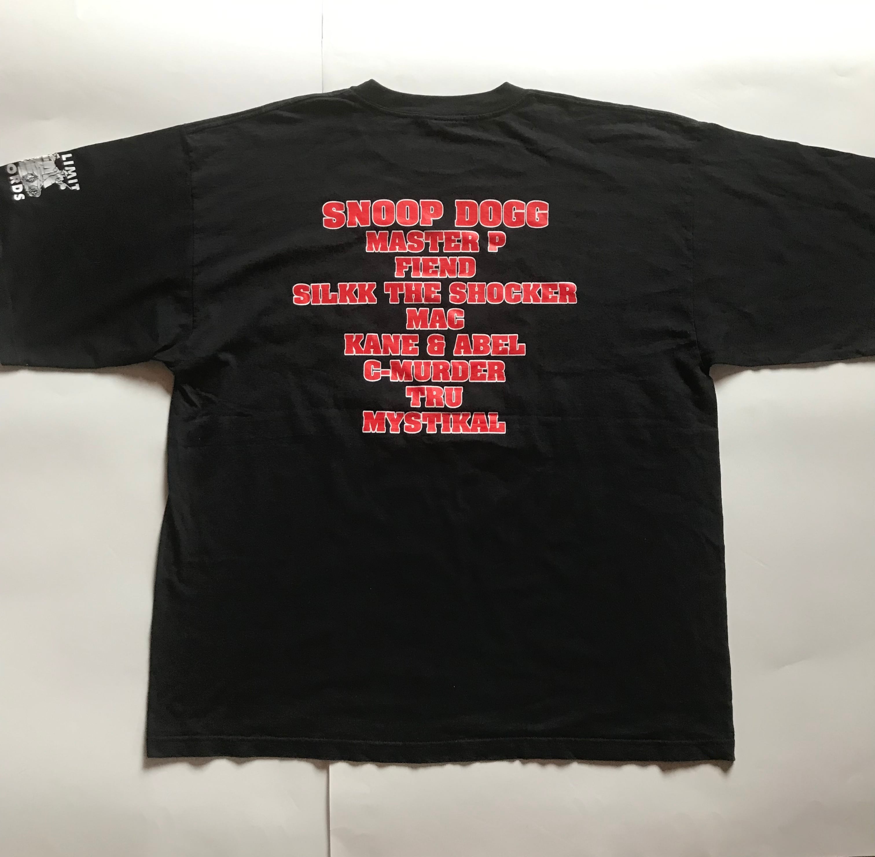 1998-1999 NO LIMIT RECORDS WORLD TOUR T-SHIRT | LIGHT CAVE