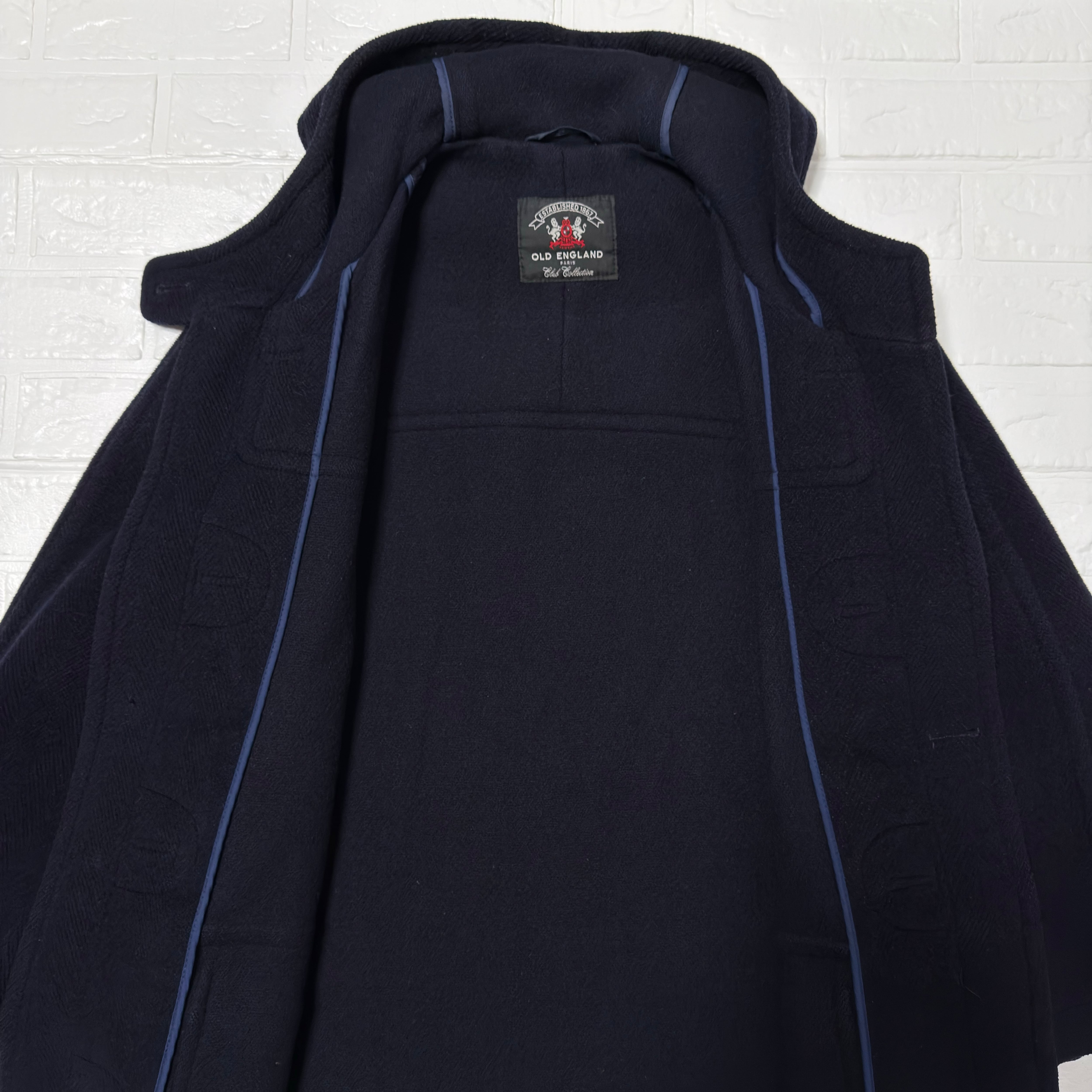 OLD ENGLAND 《women's》 80-90s イギリス製 ヘリンボーン ウール