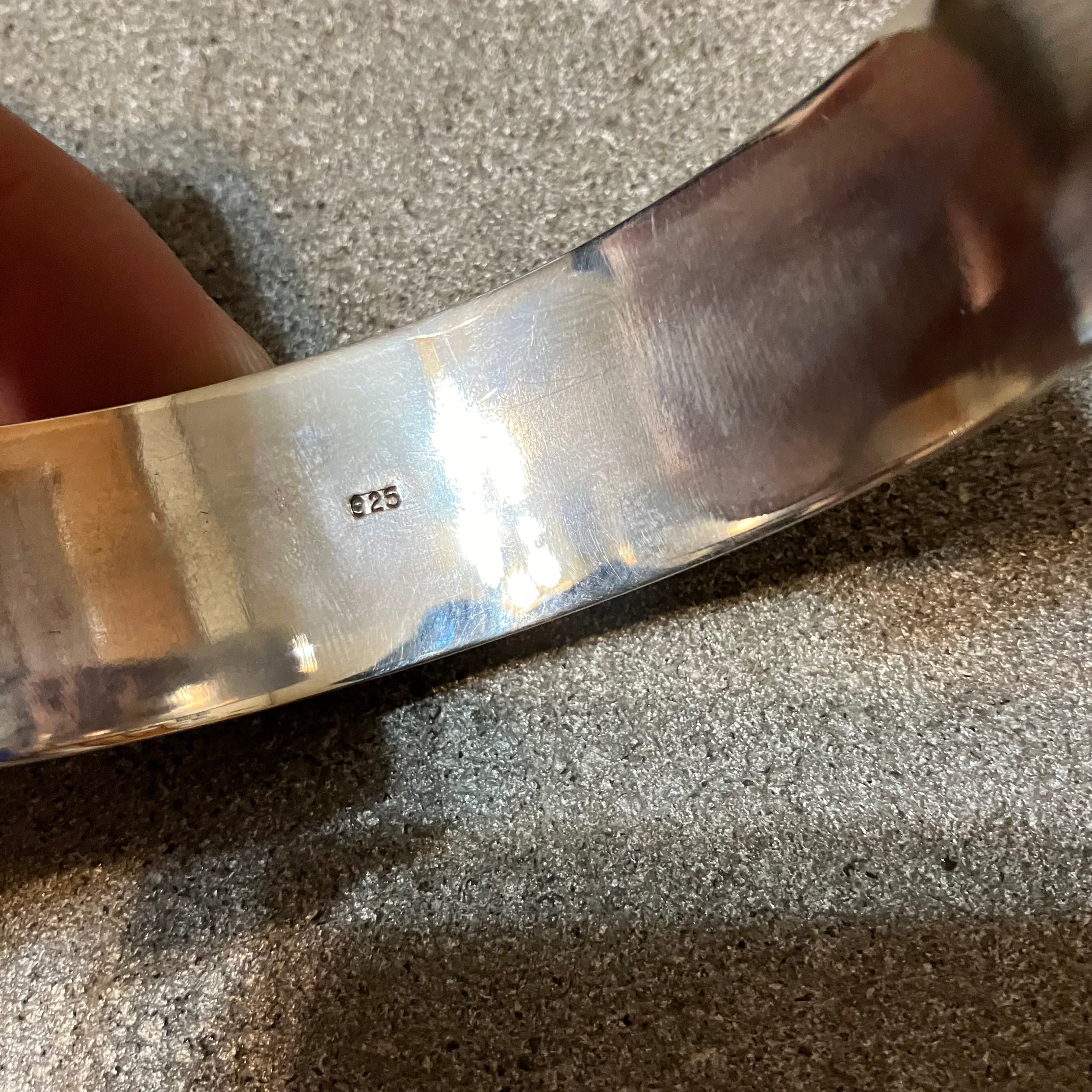 SILVER925 KOMARU TRIVAL DESIGN BANGLE/BRACELET /シルバー