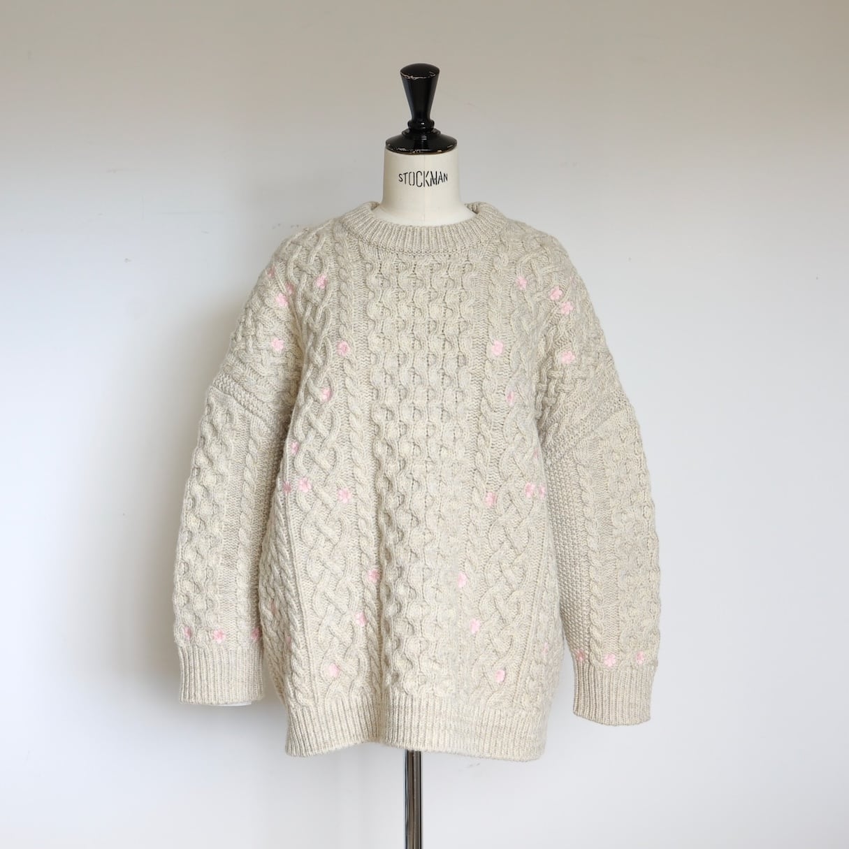 GPG-538 Floral Cable Knit | gypsohila