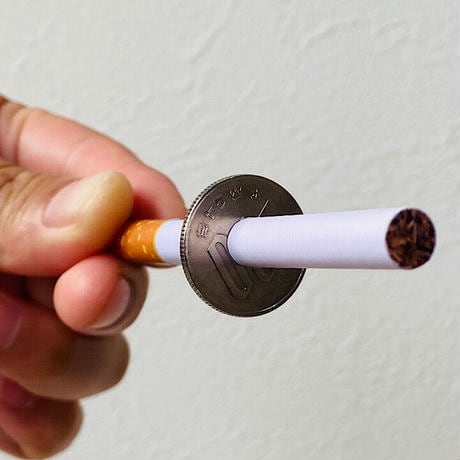 コイン貫通タバコ/Cigarette Penetration | 横浜マジック