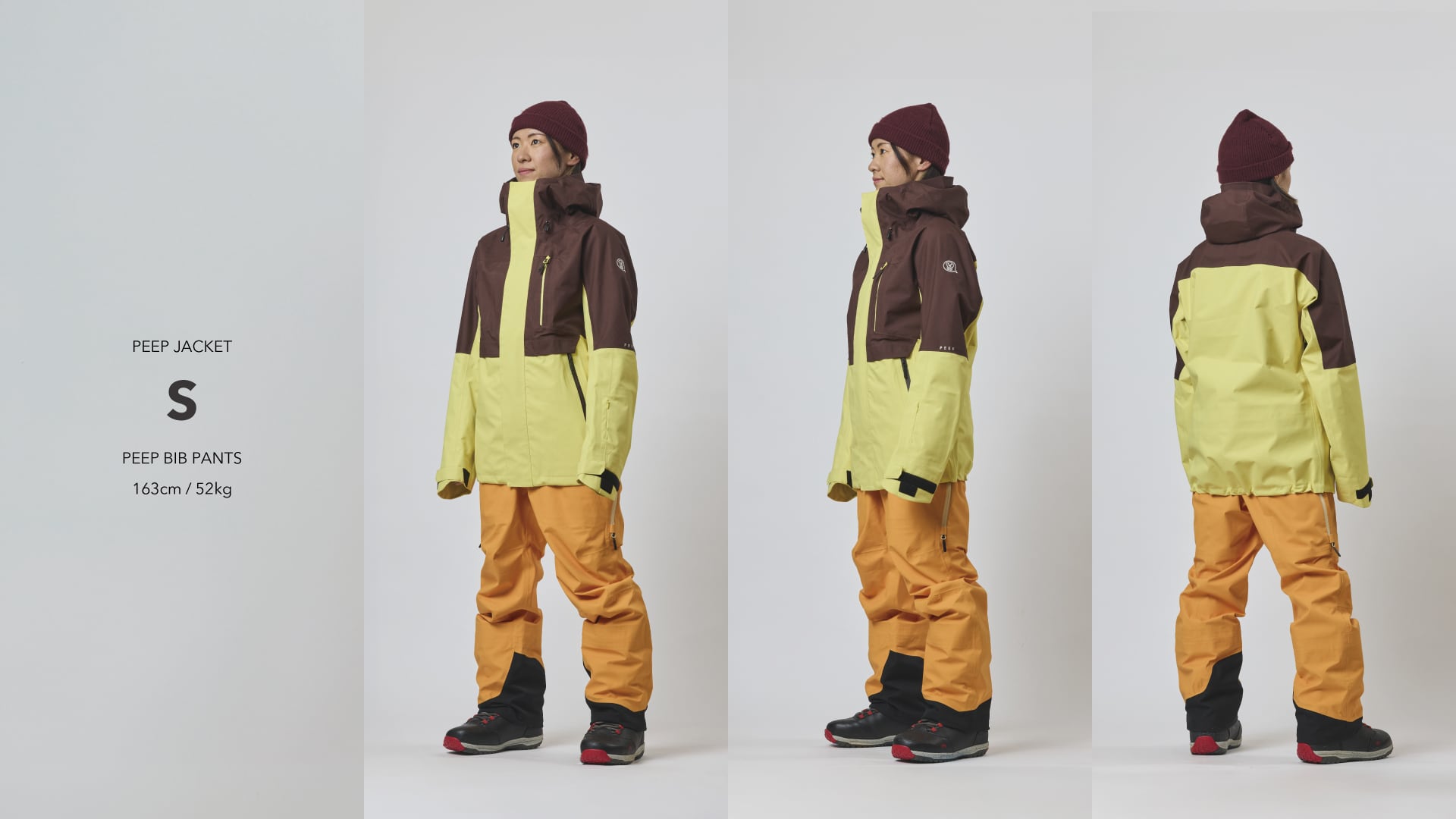 25-26 unfudge snow wear 『 PEEP BIB PANTS 』 正規販売店
