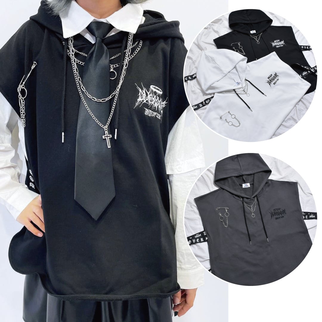 渋谷店で人気！】サブカル刺繍 コードフードベスト | VOLCAN&APHRODITE