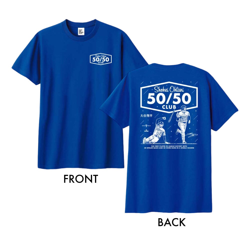 MLB公式 正規品 大谷翔平 50-50CLUBメンズ 半袖Tシャツ Lサイズ MLB