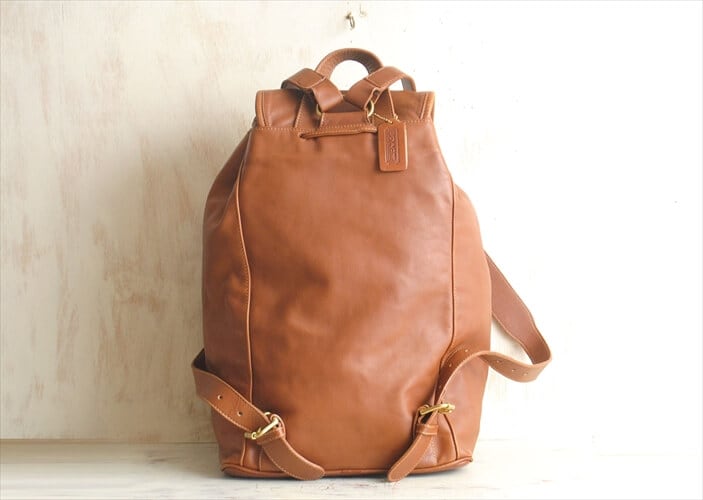 USA製 COACH オールドコーチ レザー リュック バックパック 本革