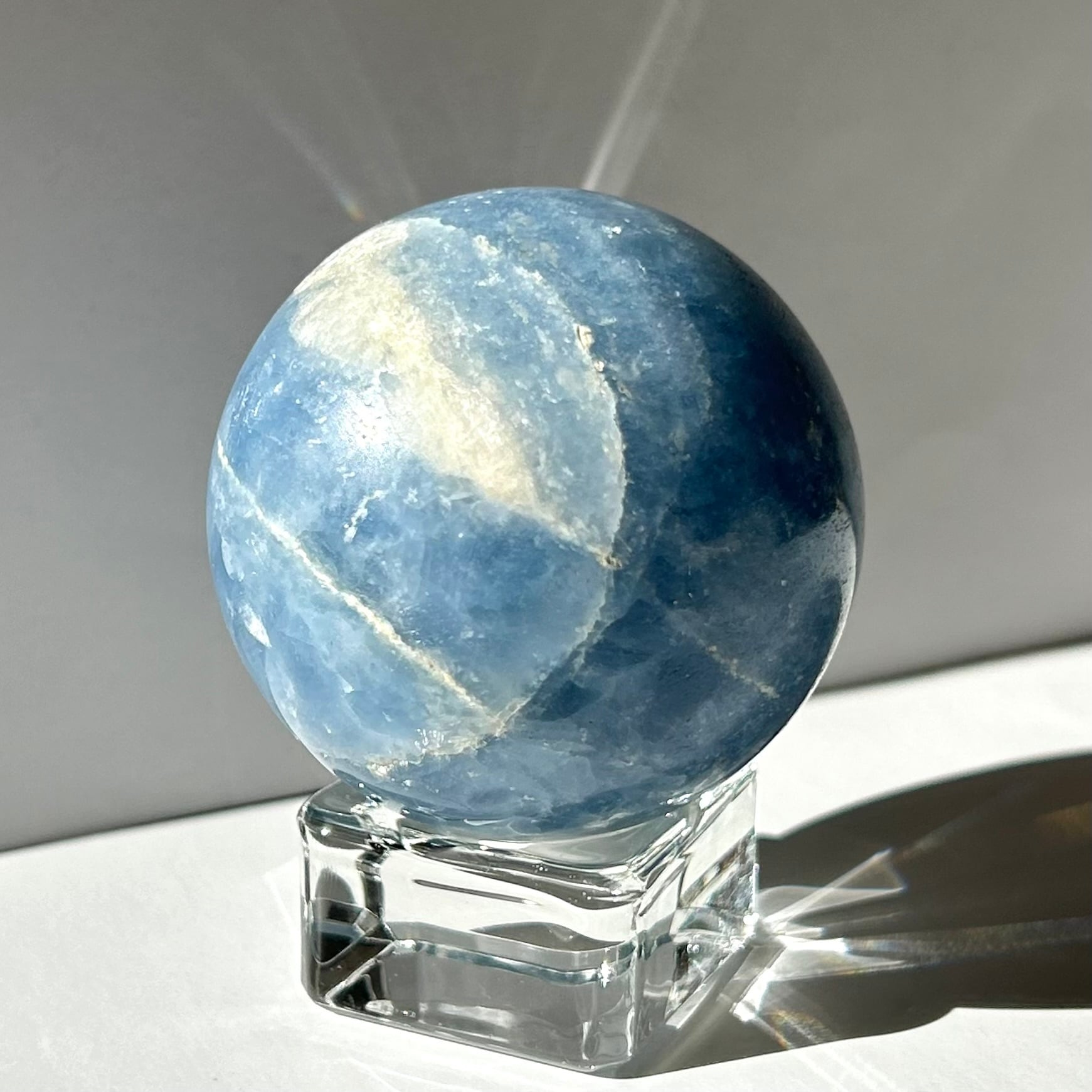 セレスタイト スフィア 天然石 | BLUE MOON STONE