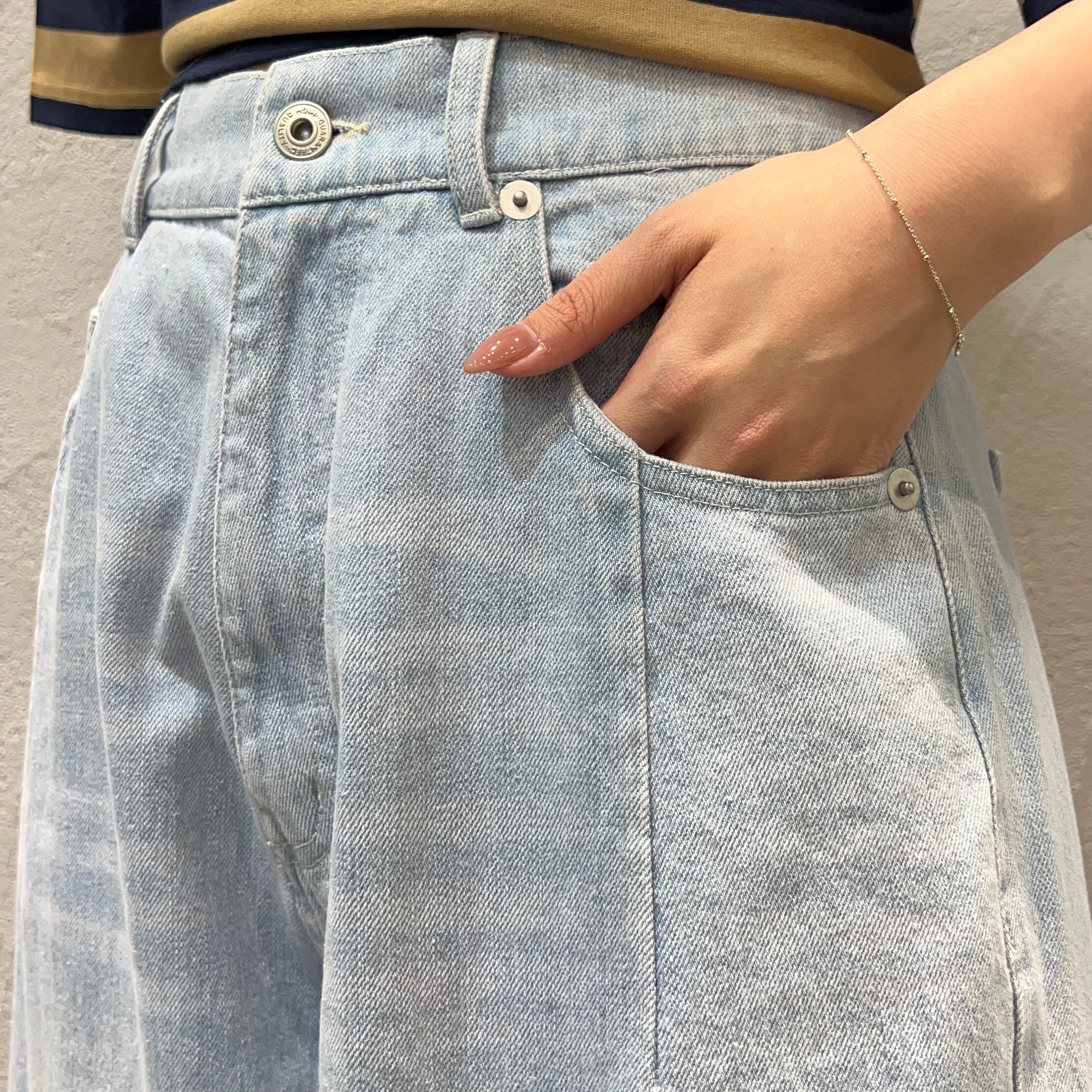 再入荷)【着用ライブあり】CYNICAL/ワイドコクーンデニムパンツ | 20ｰ