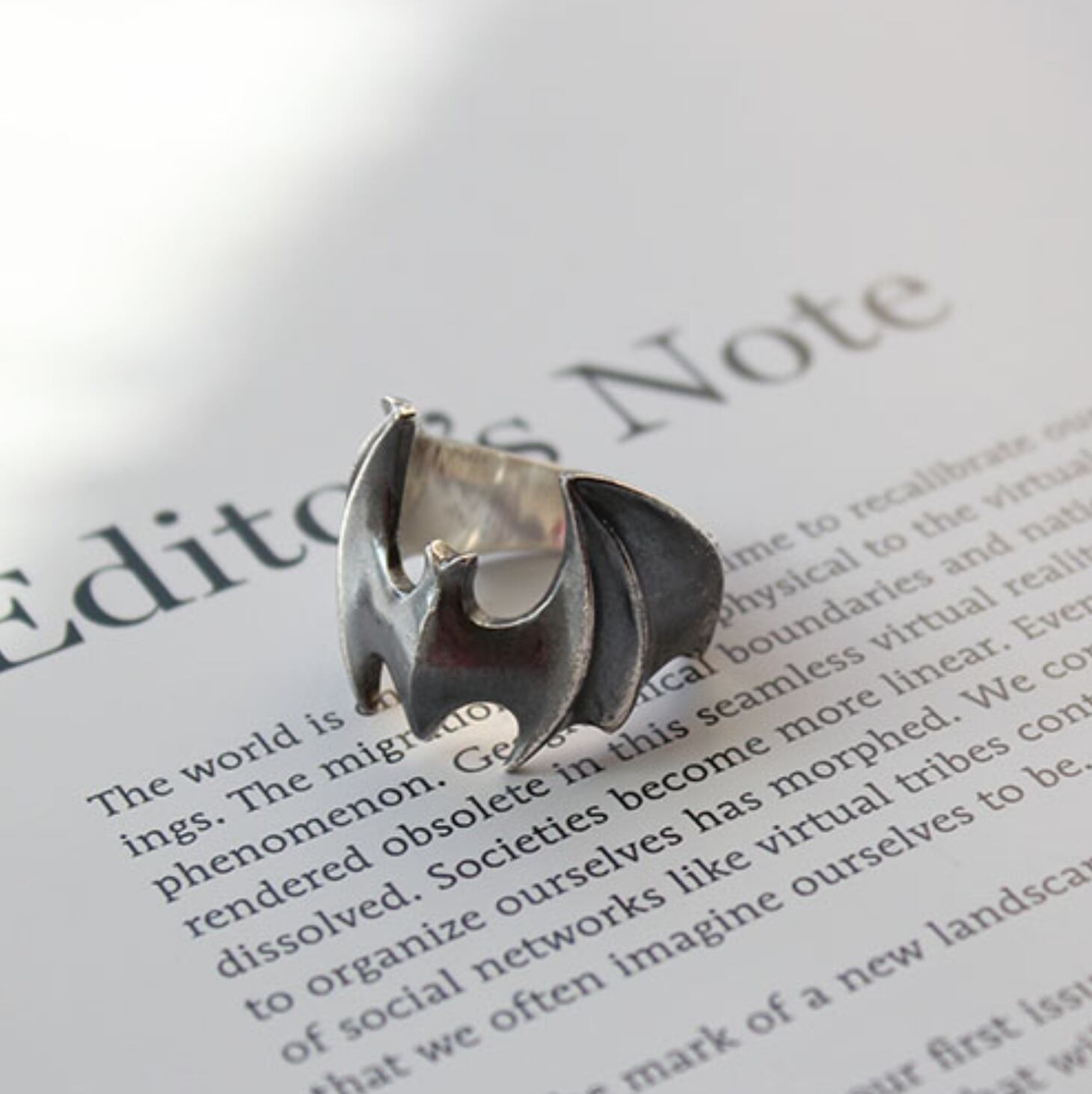 コウモリのリング SILVER 0095 | Vary