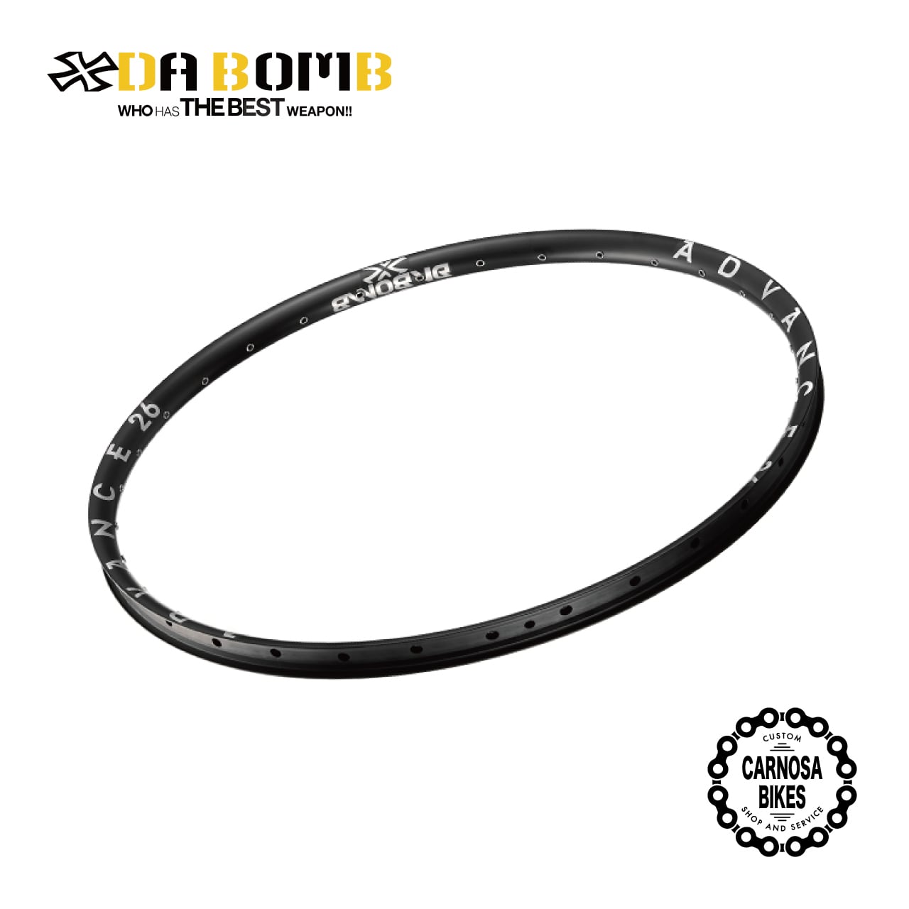 DA BOMB】ADVANCE 26 [アドヴァンス 26] リム | 【CARNOSA BIKES