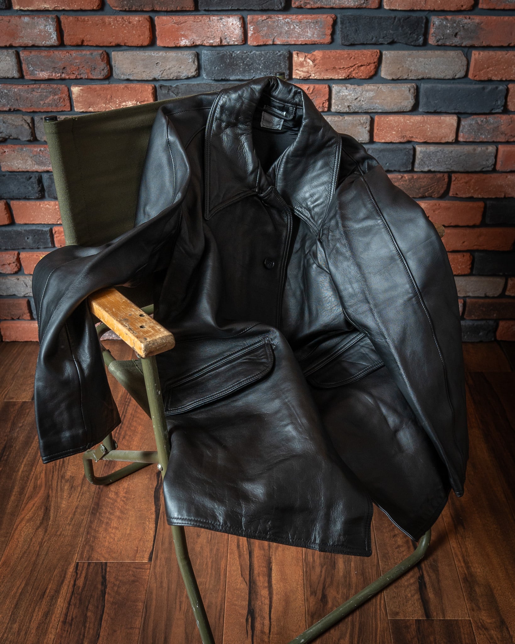 DEADSTOCK】French Army Leather Fireman Jacket フランス軍