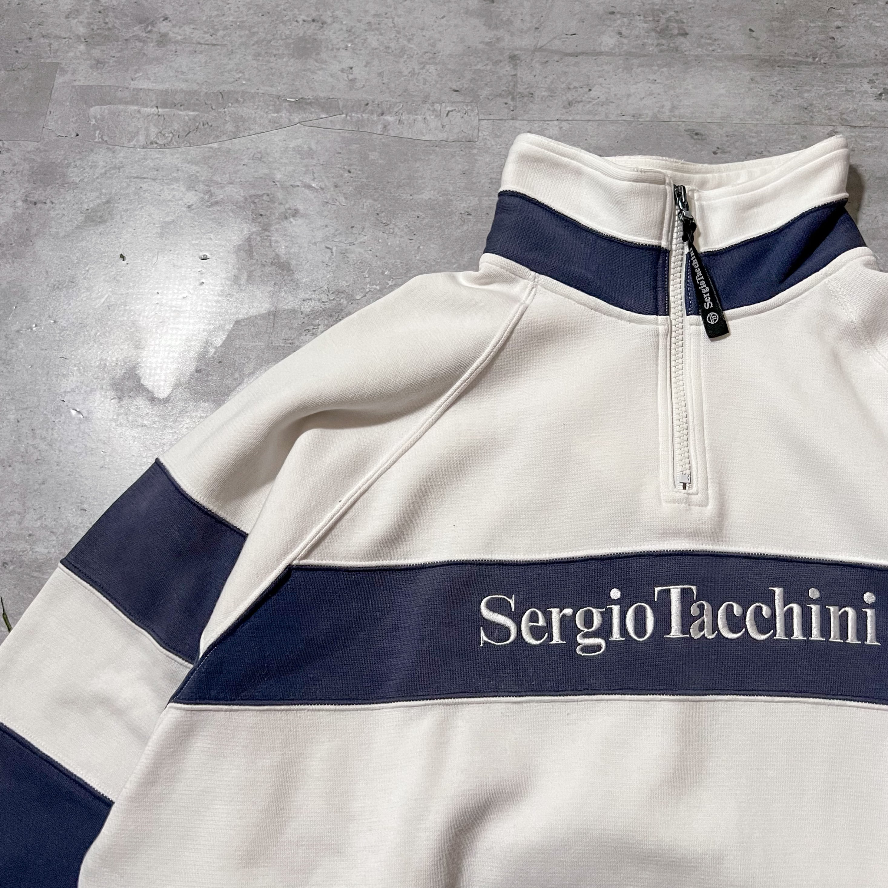 90s-01s “sergio tacchini” jersey pullover shirt 90年代 セルジオ