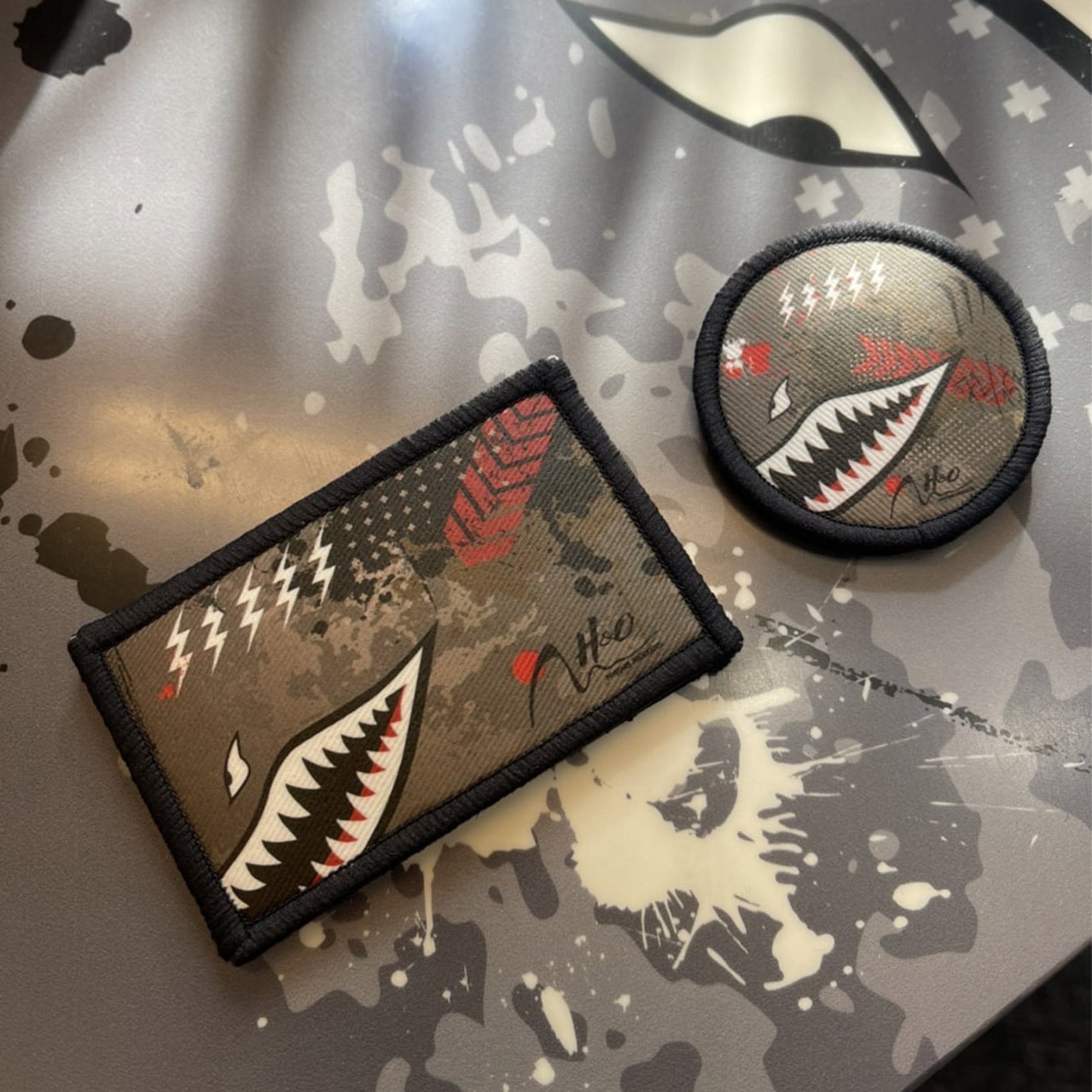 H&O サメワッペンセット | outdoor MIL's