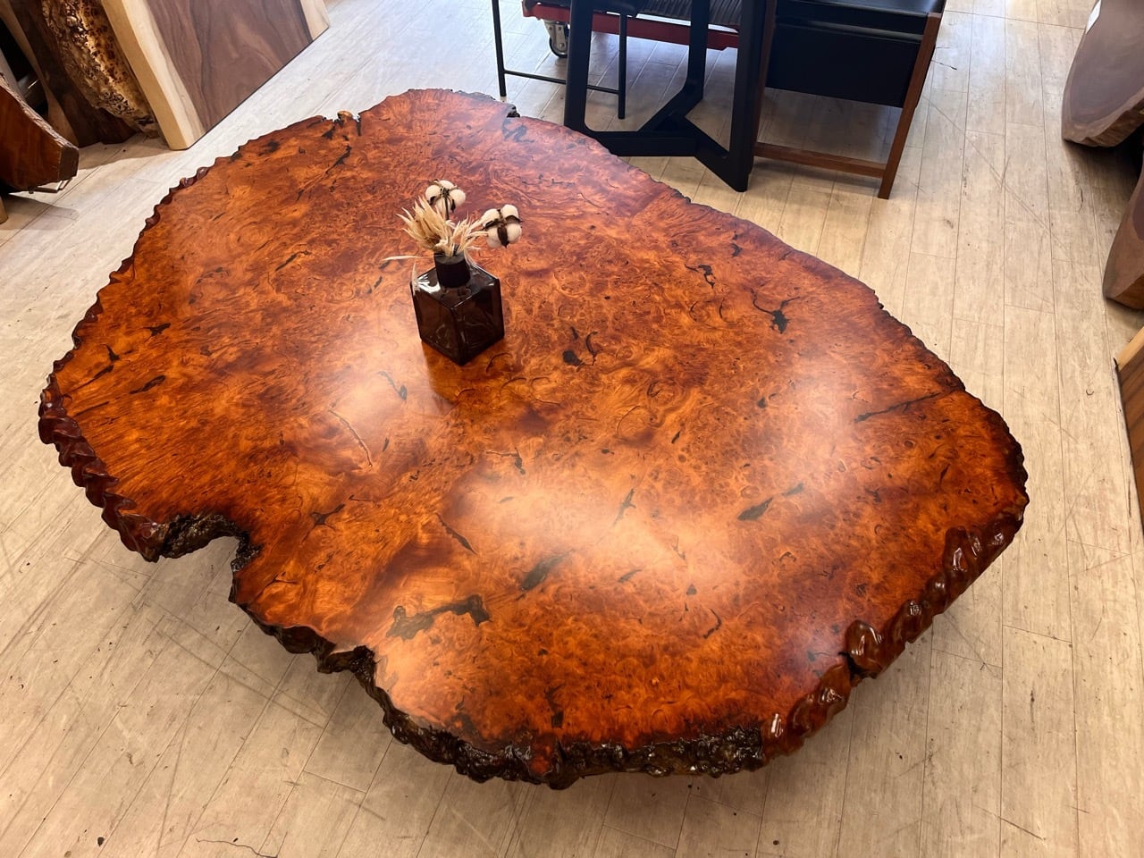 花梨瘤（カリンコブ）_1600×1200×45_浅草本店_テーブル天板/一枚板