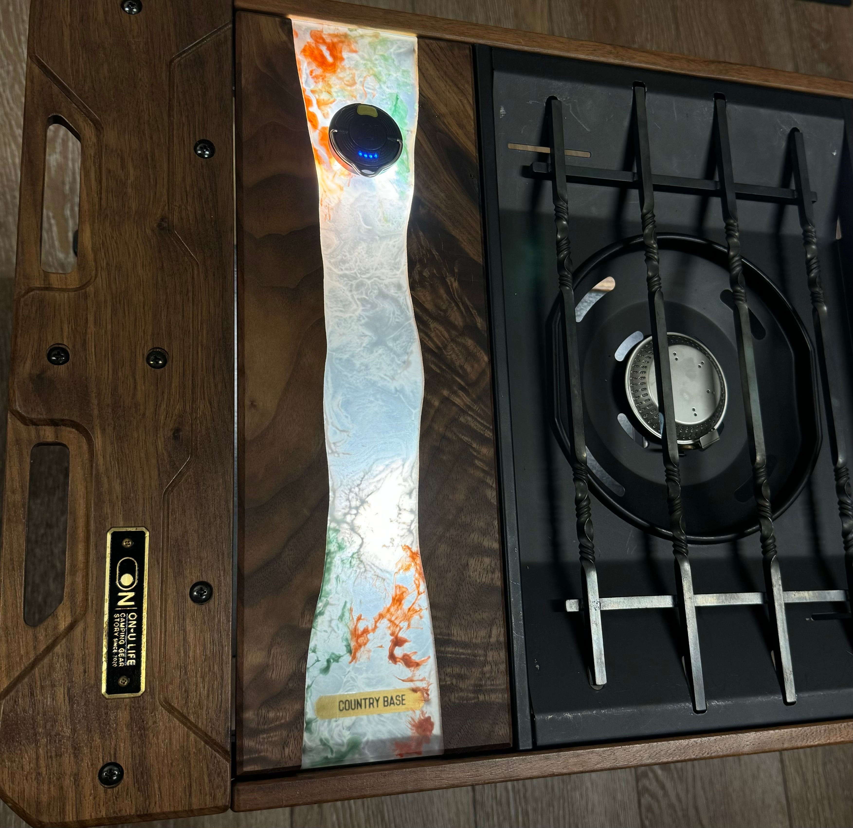 Country Base】IGTハーフユニット天板 穴あきレジン 【Winter Ver