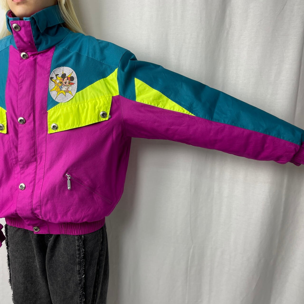 90年代 イタリア製 aesse ナイロンジャケット スキージャケット メンズ