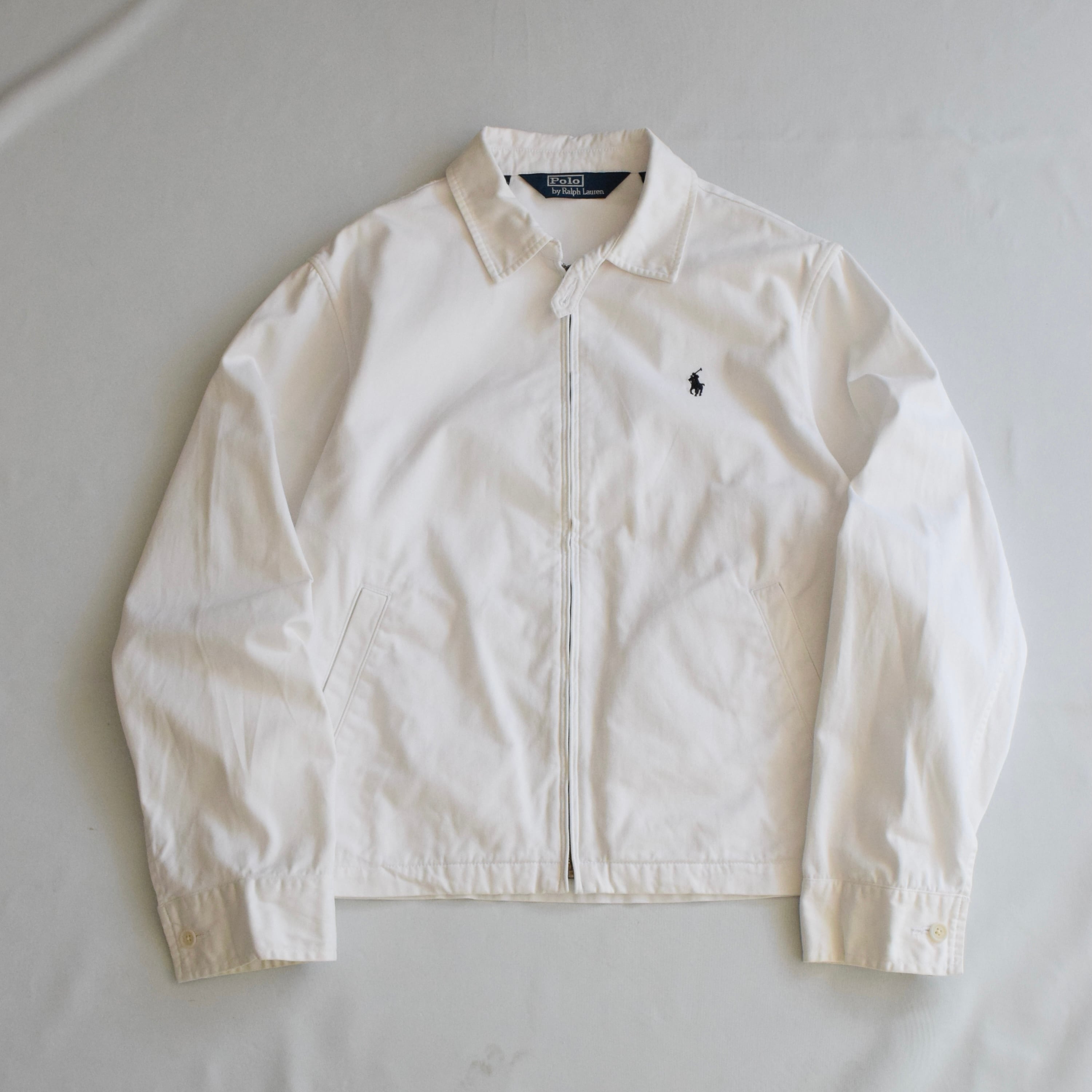 90s Polo by Ralph Lauren スウィングトップ メンズM ホワイト