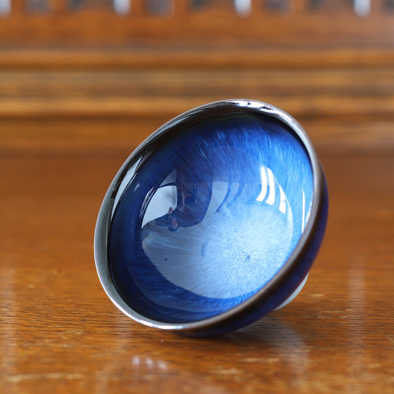 青木清晃 ｜ ぐい吞み 天目「宙」 （一点物）【 木箱入り】 ｜ 青木