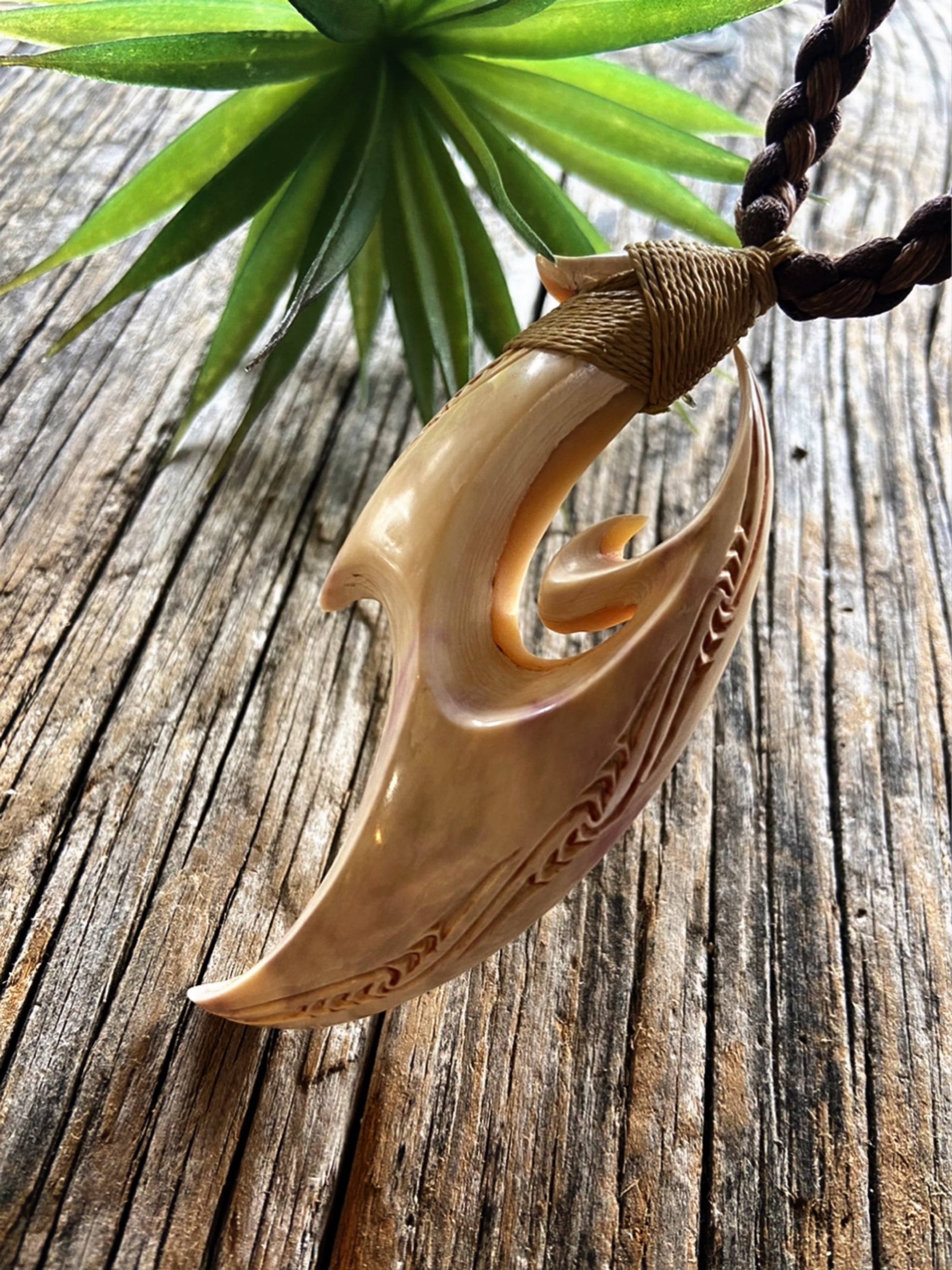 マッコウクジラ歯hook | Kz'bone