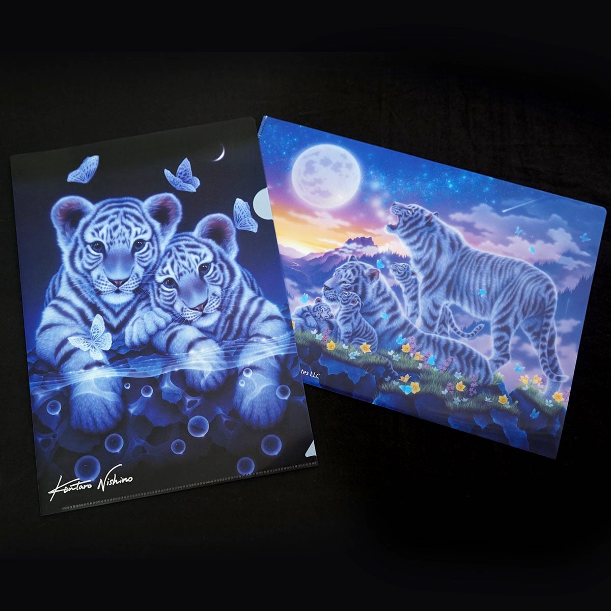 クリアファイル「ホワイトタイガー1」 | 西野健太郎アートショップ