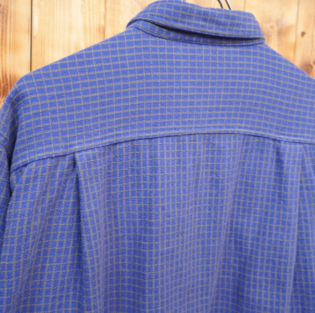 90s patagonia ヘビーフランネルシャツ M/パタゴニア ポルトガル製