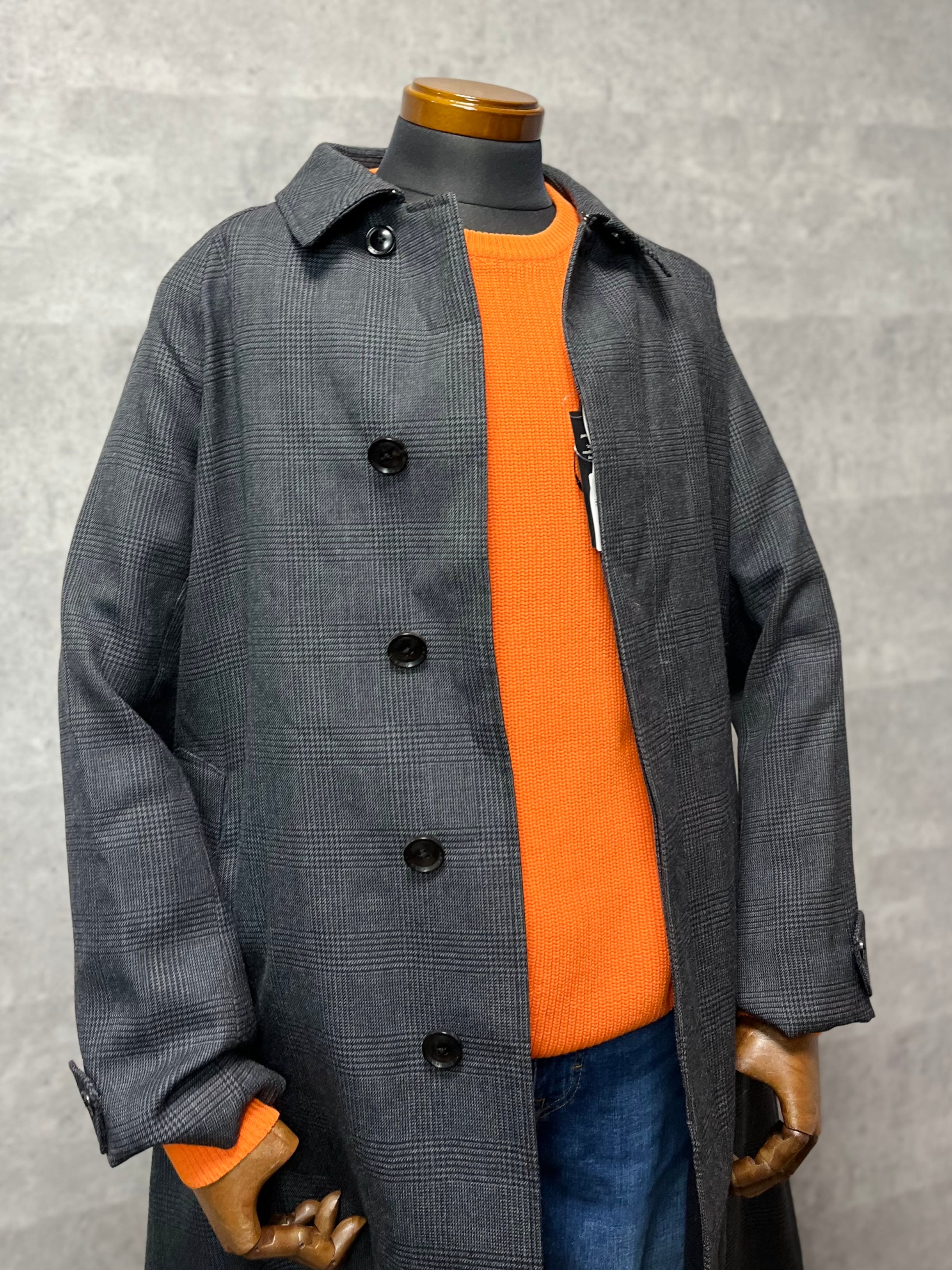 ☆オーチバル オーシバル ORCIVALウール ステンカラー コート グレー 3