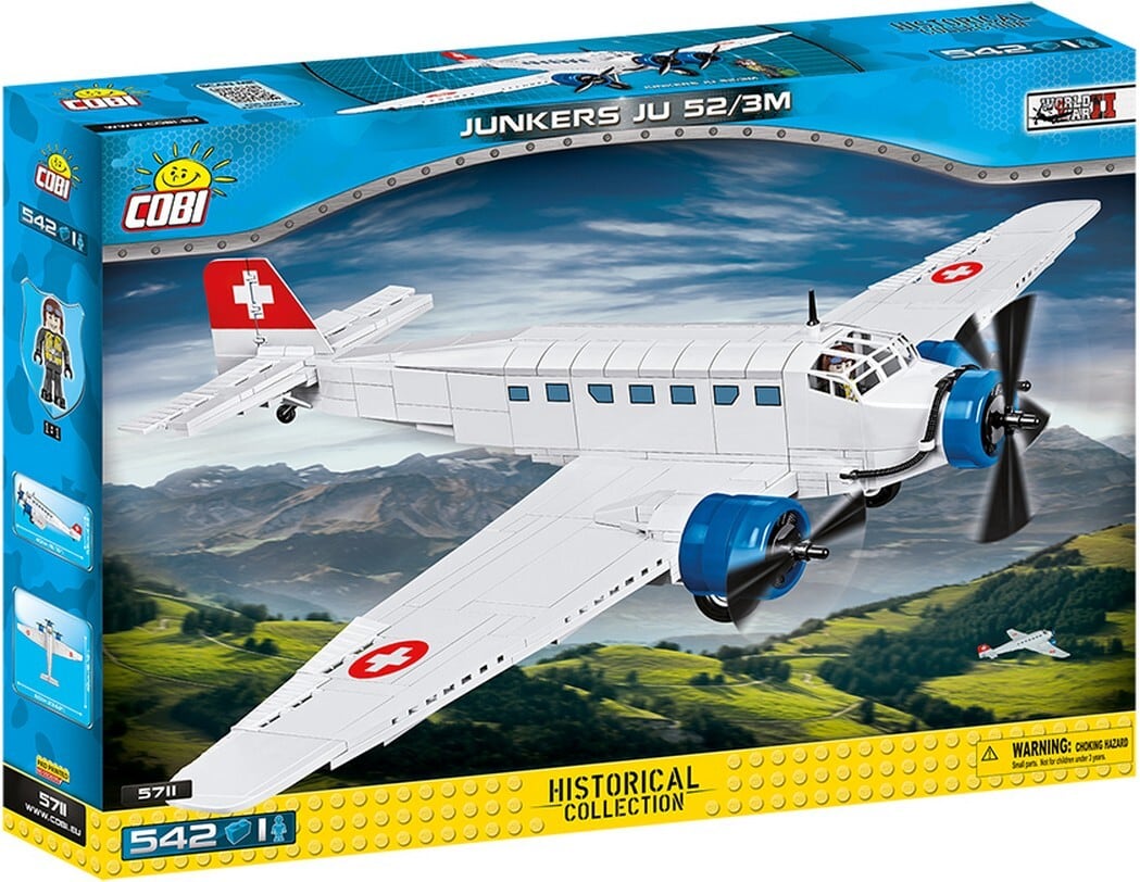 COBI #5711 Junkers JU 52/3M Swiss Air | ミリタリーブロック公式