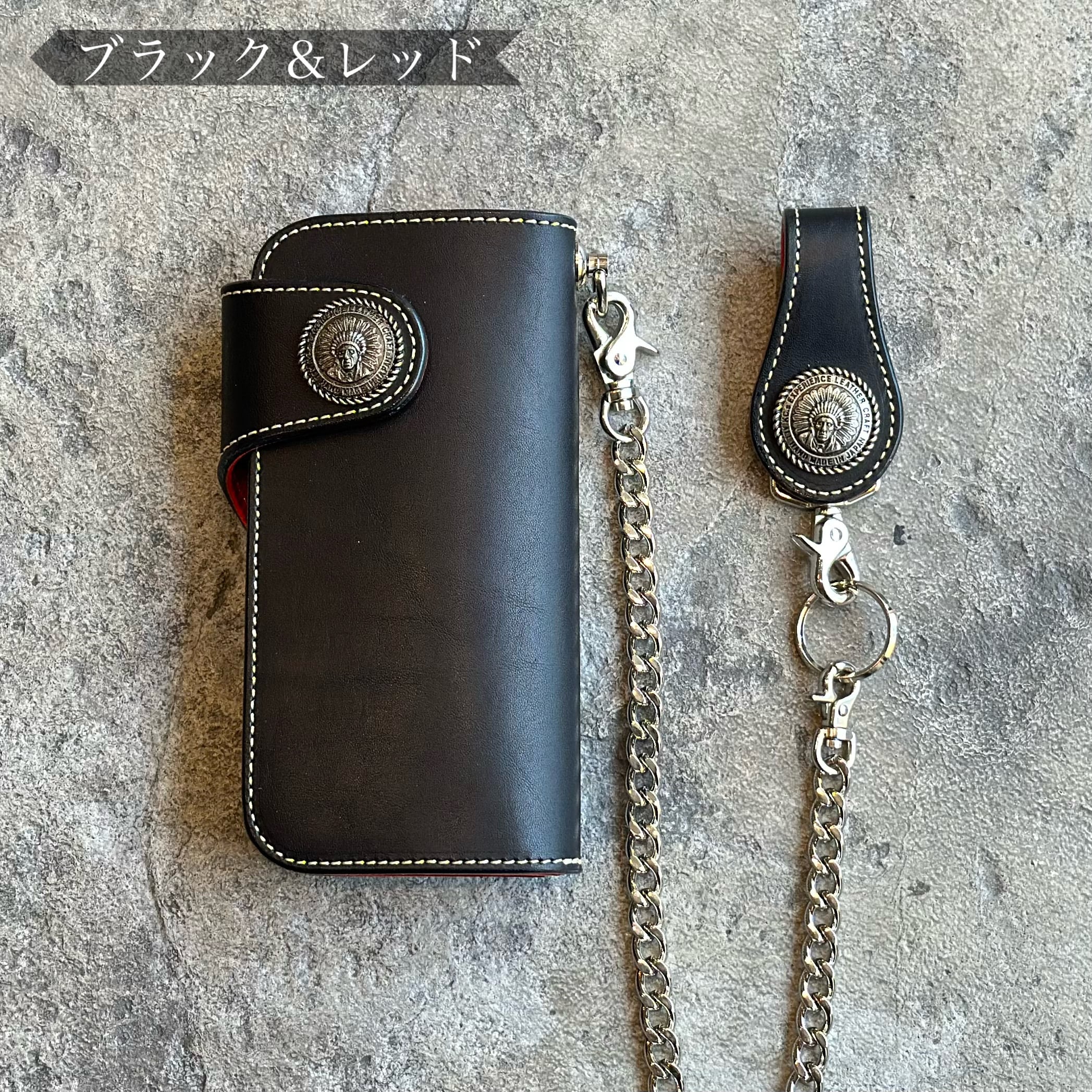 ライダースウォレット ブロンクス カウハイド | ケイシイズ 【公式