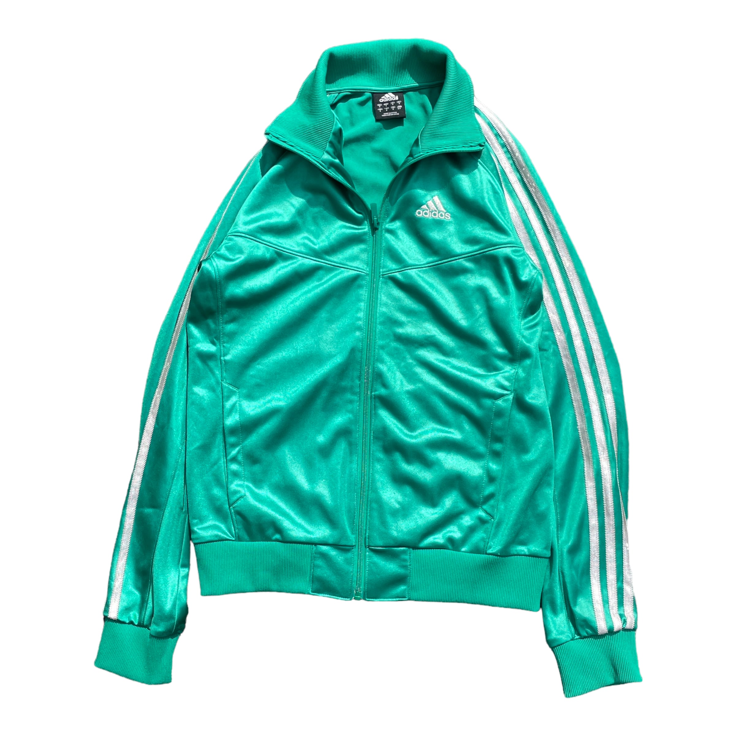 00's adidas アディダス ジャージ/トラックジャケット 光沢 緑