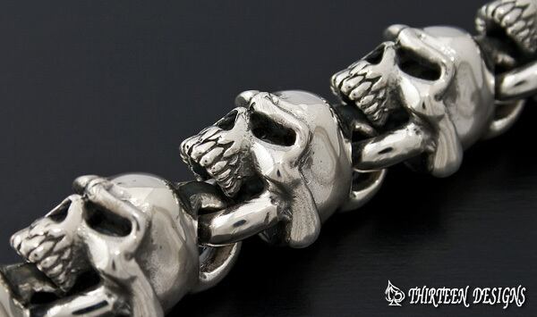 THIRTEENDESIGNS サーティーンデザインズ KB-1SP MAD SKULL LINK