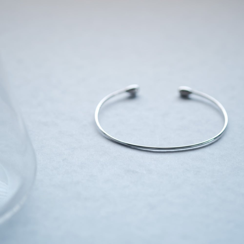 雫 オープン バングル シルバー925 | クラウドジュエリー(Cloud