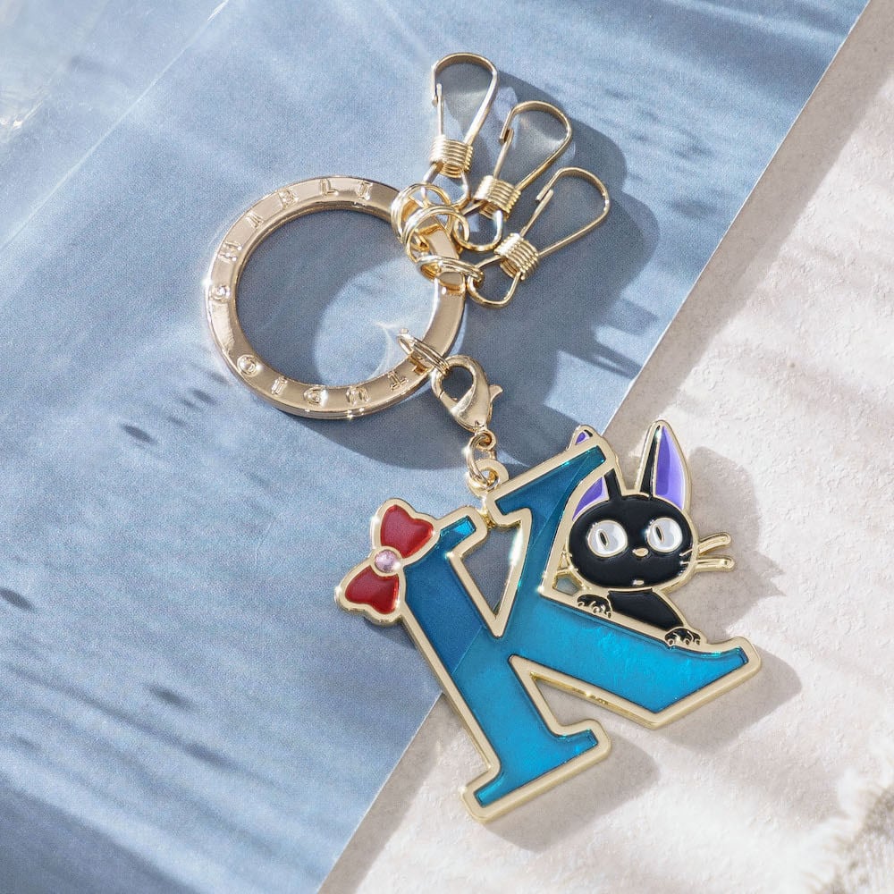 魔女の宅急便 イニシャルキーホルダー / キーリング K（6590） | す