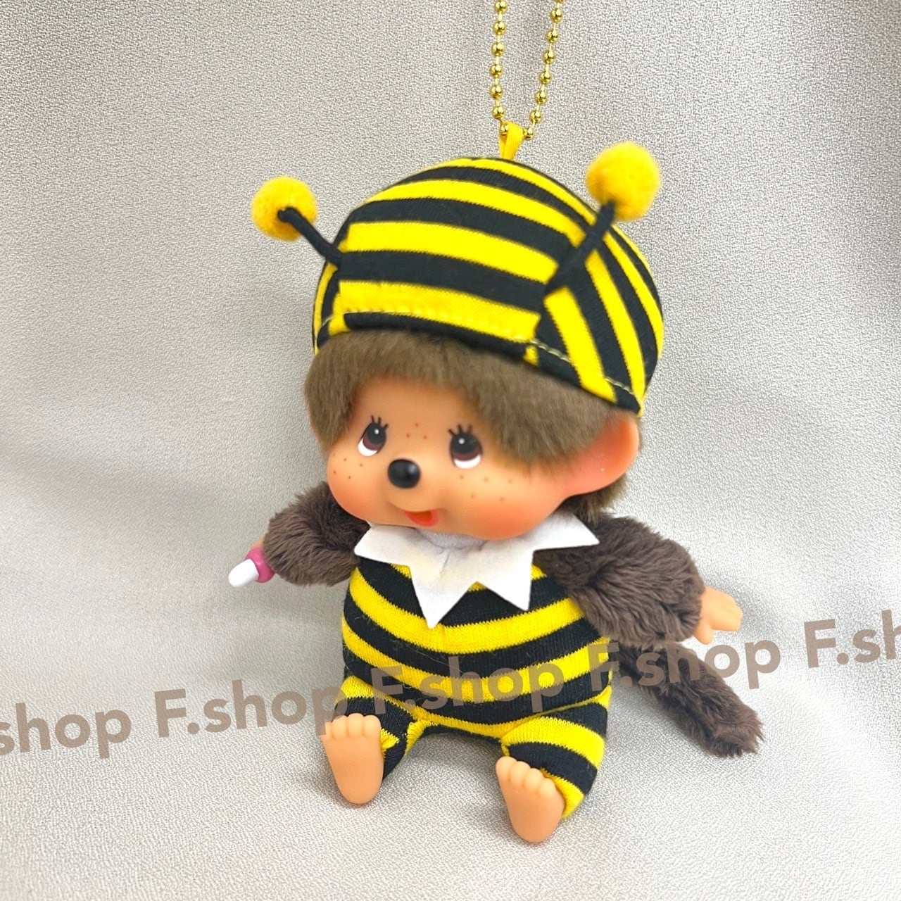 モンチッチ 顔でか SS キーチェーン 「てんとう虫」「ミツバチ」セット