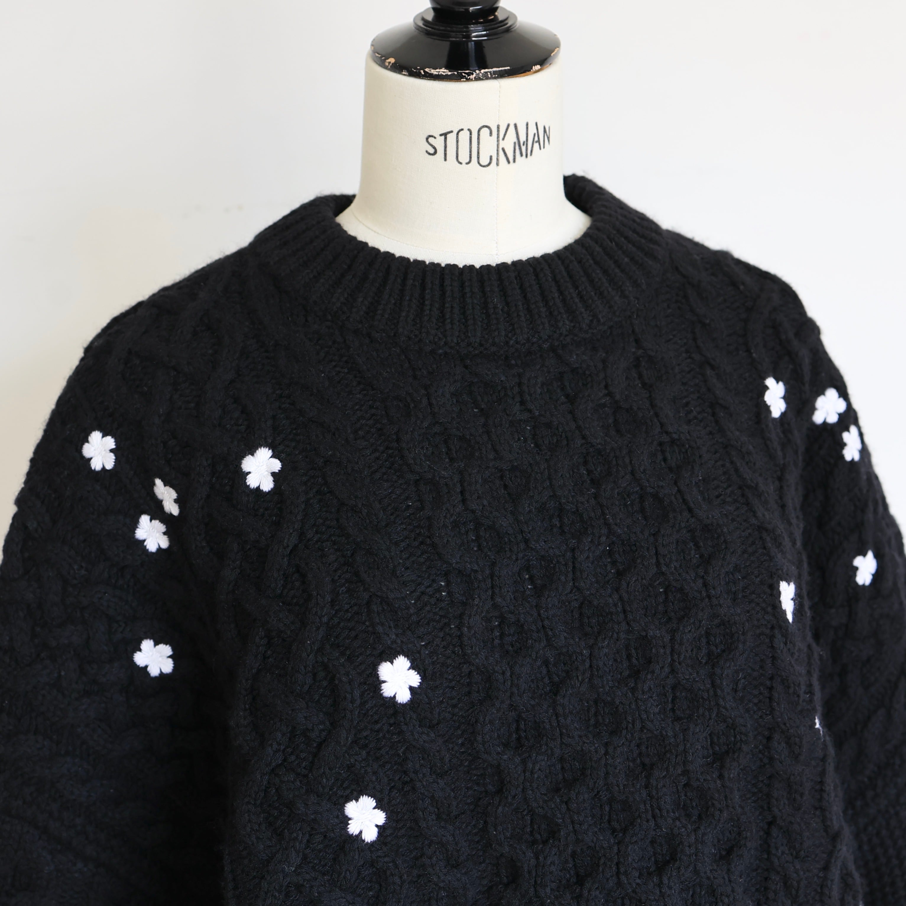 GPG-538 Floral Cable Knit | gypsohila