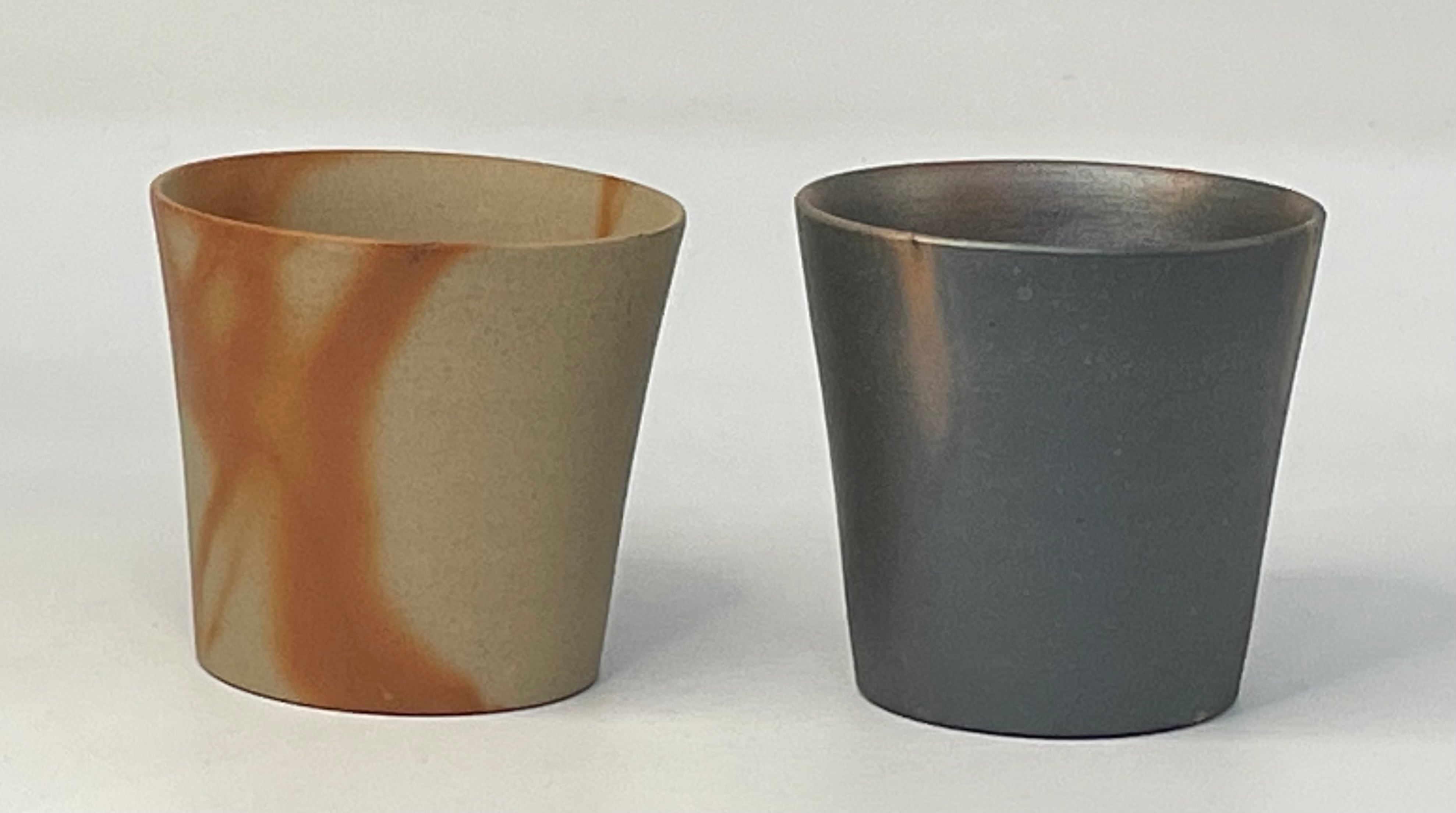 備前焼】フリーカップペア【山麓窯】 | 備前焼ギャラリー山麓窯2