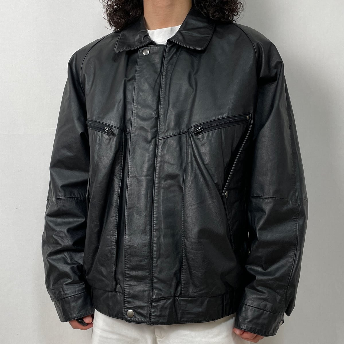 70s Clipper Mist 短丈 レザージャケット 古着 ヴィンテージ 深水光太