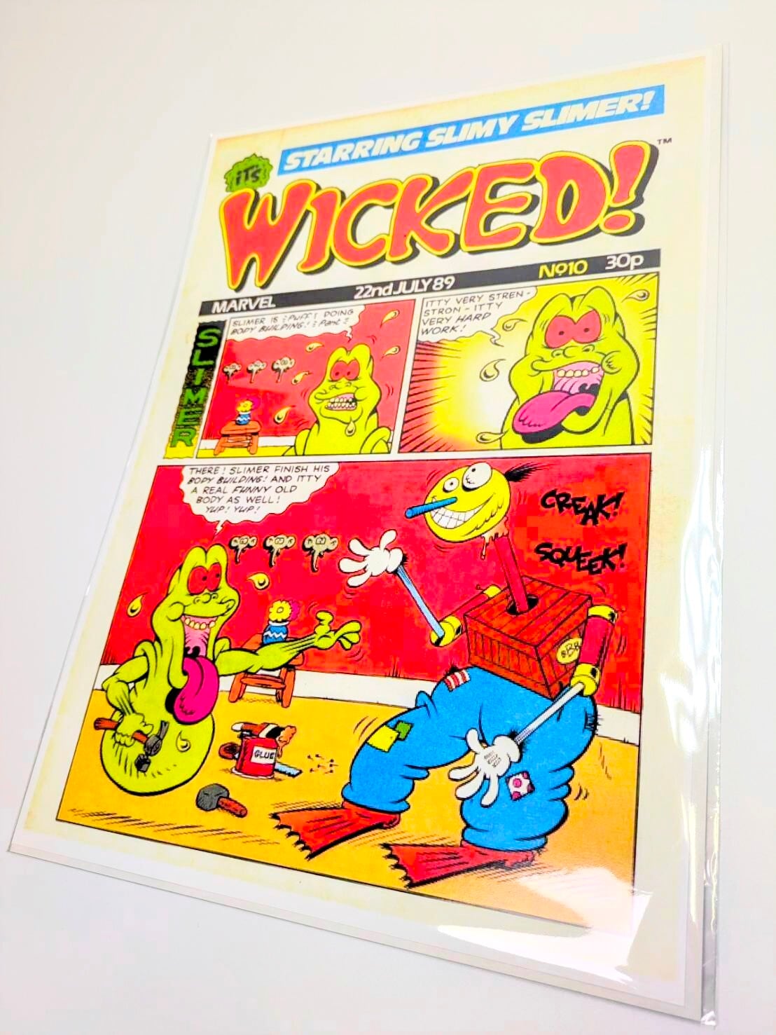 ちょうどいいB4ポスター 164【 WICKED！スライマー コミック風 / GHOST