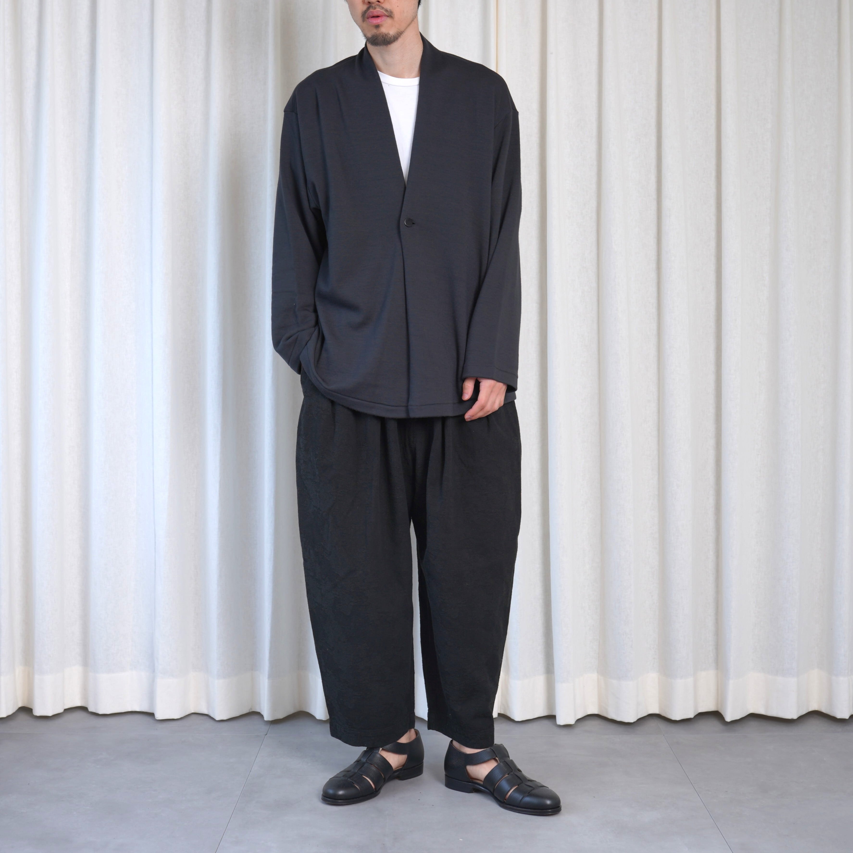 MITTAN / スーパー120'sウール裏毛カーディガン 