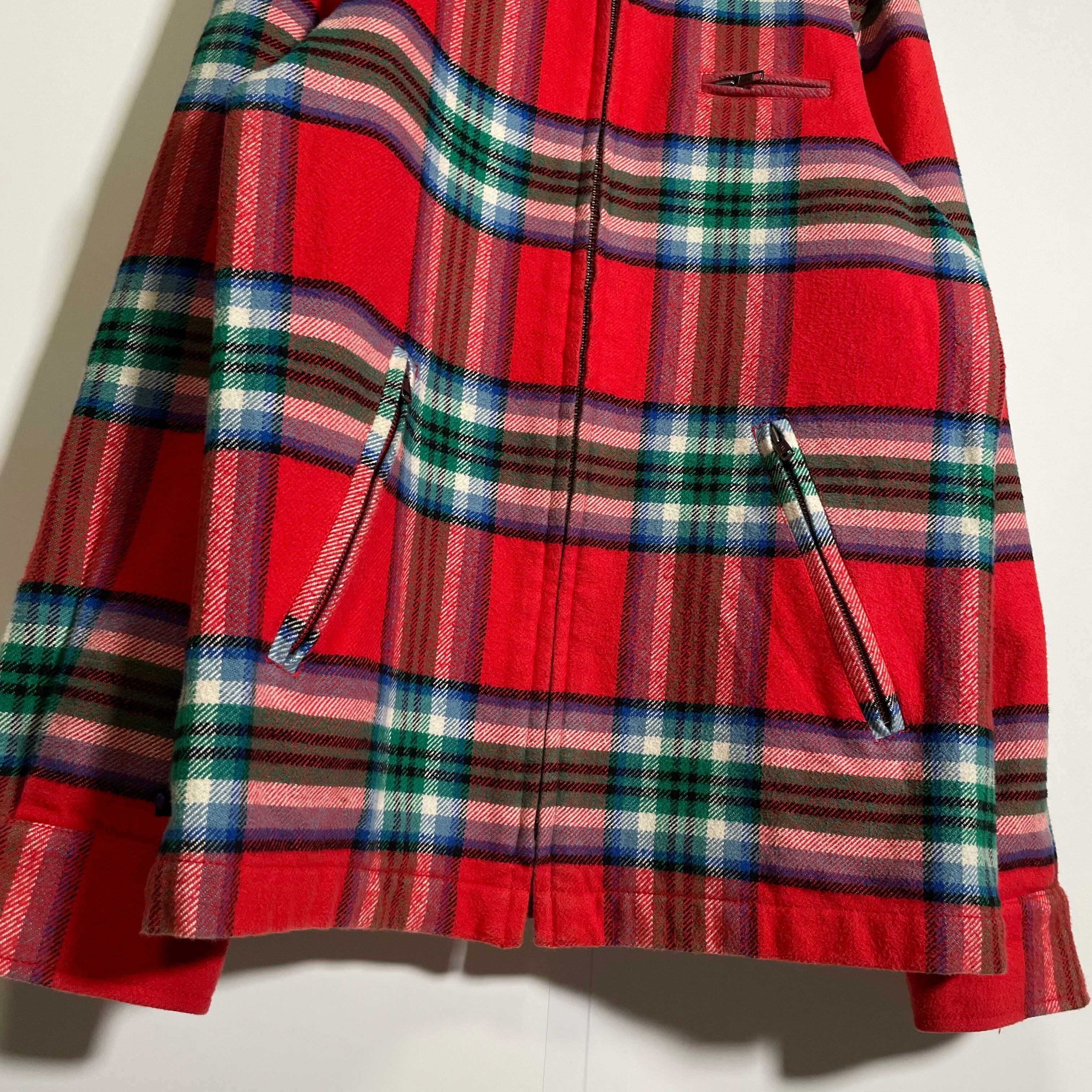 STUSSY DELUXE ステューシー タータンチェック ジップ ジャケット