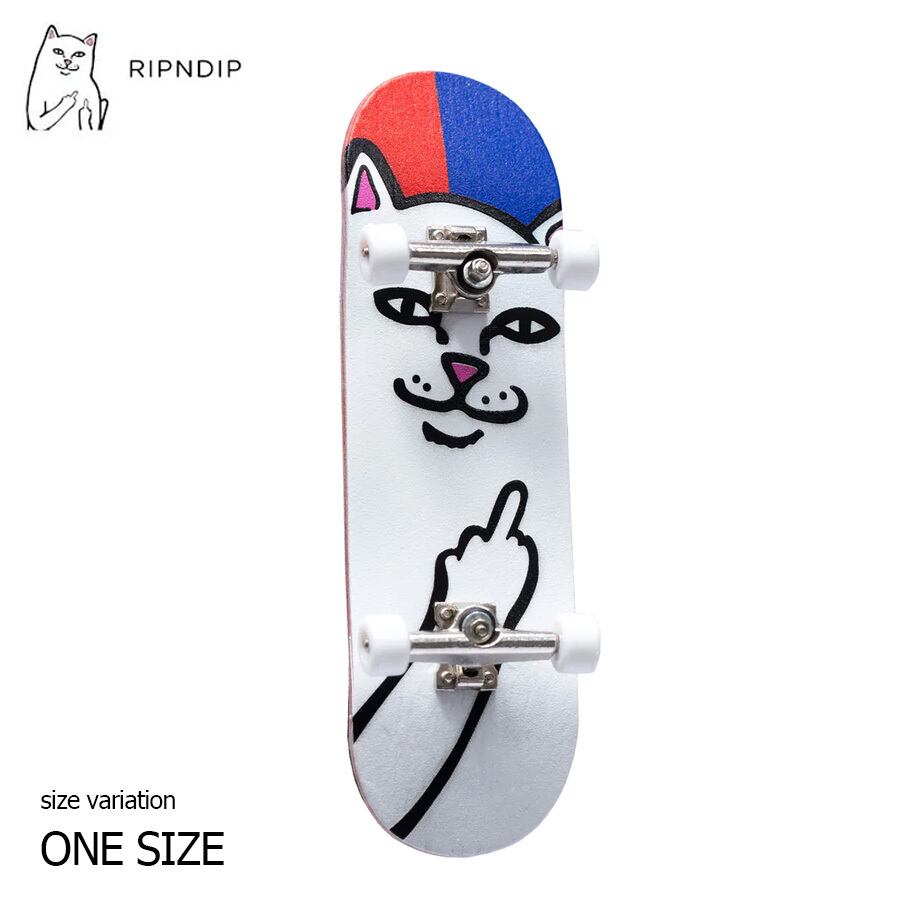 RIPNDIP Lord Nermal Mini Skateboard RED/BLUE リップンディップ