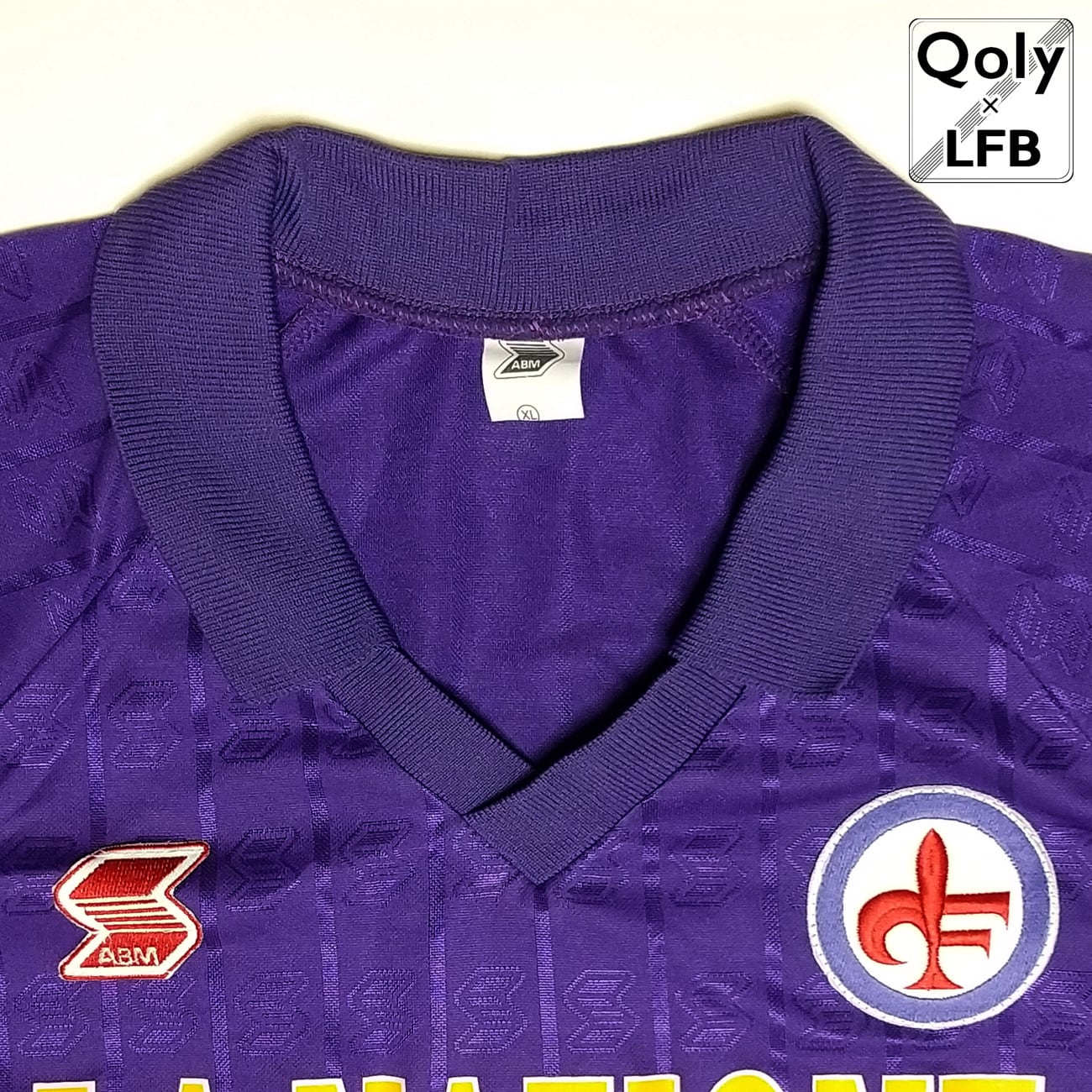 復刻版 フィオレンティーナ 1989-90 ABM ホーム半袖 #10（ロベルト